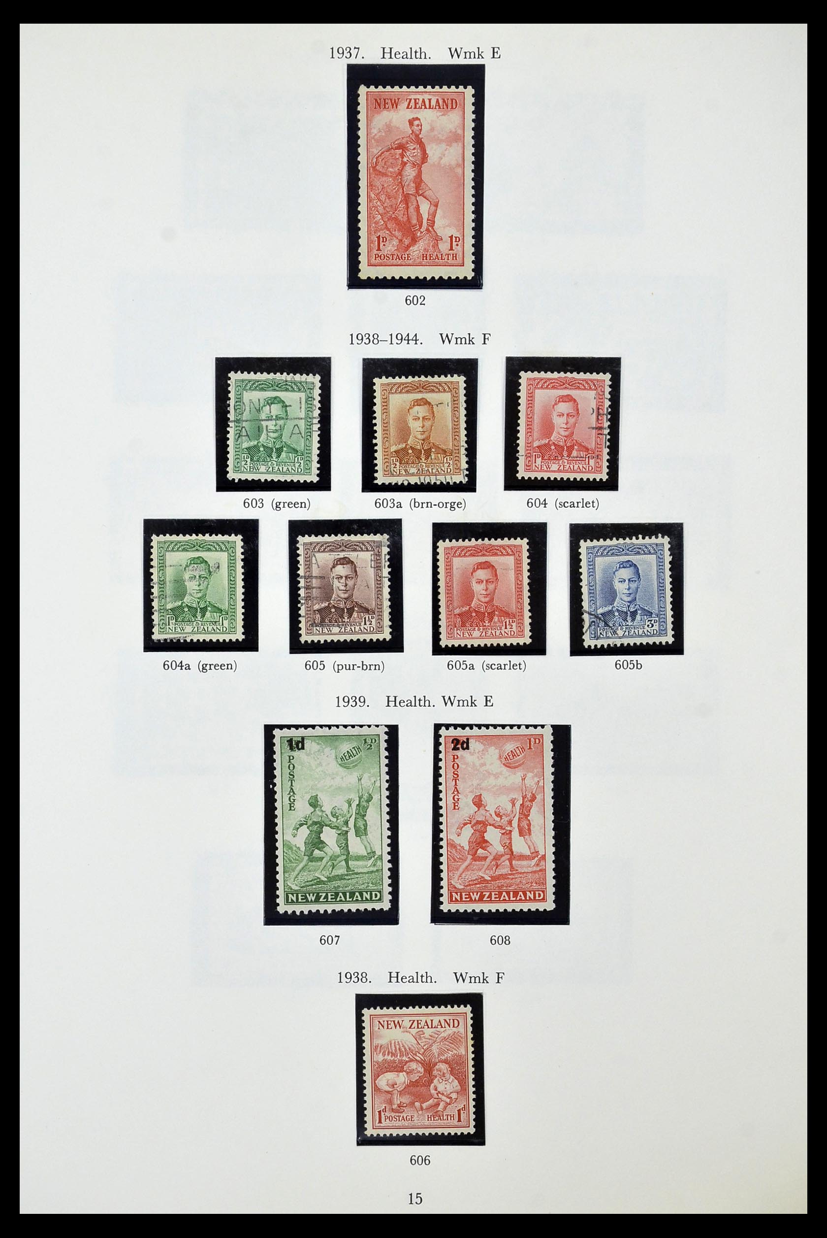 34934 015 - Postzegelverzameling 34934 Nieuw Zeeland 1858-1977.