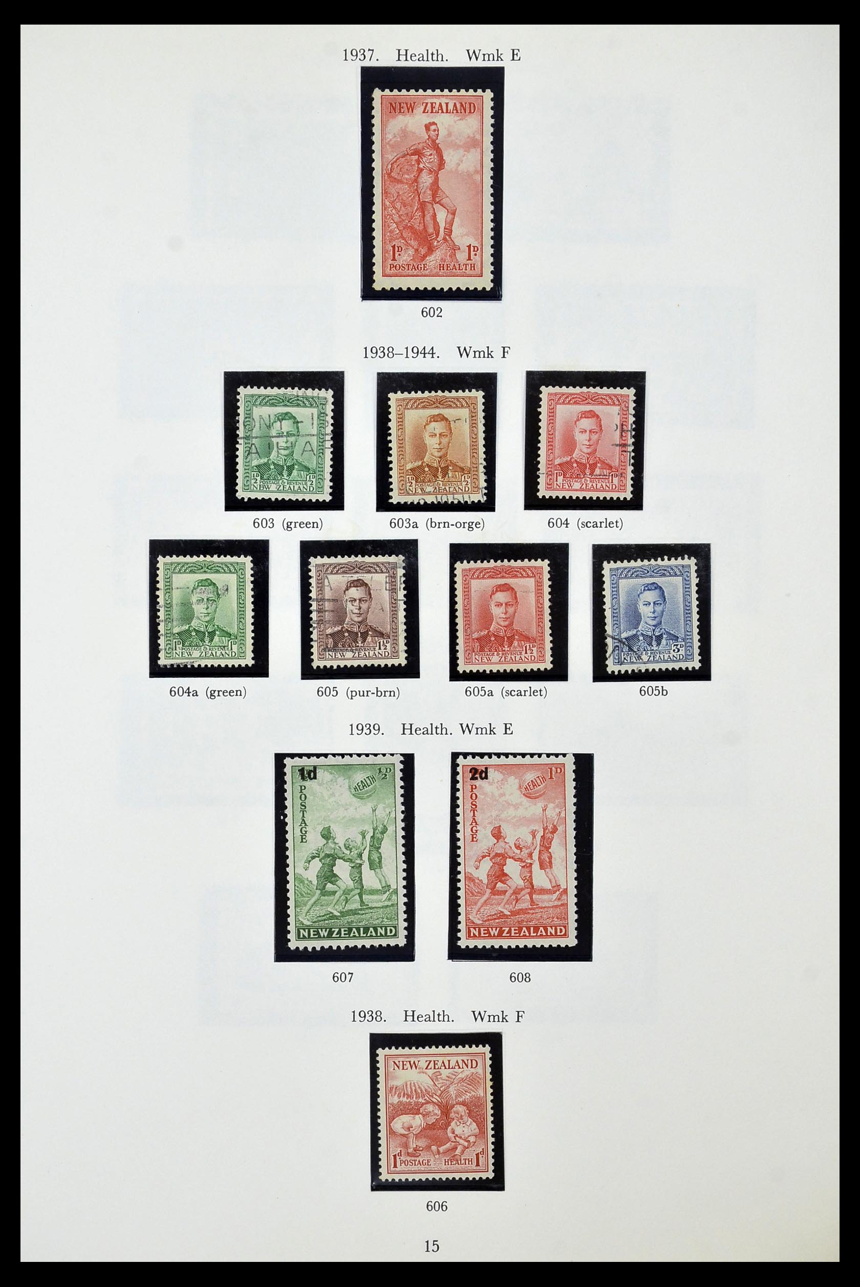 34934 015 - Stamp Collection 34934 New Zealand 1858-1977.