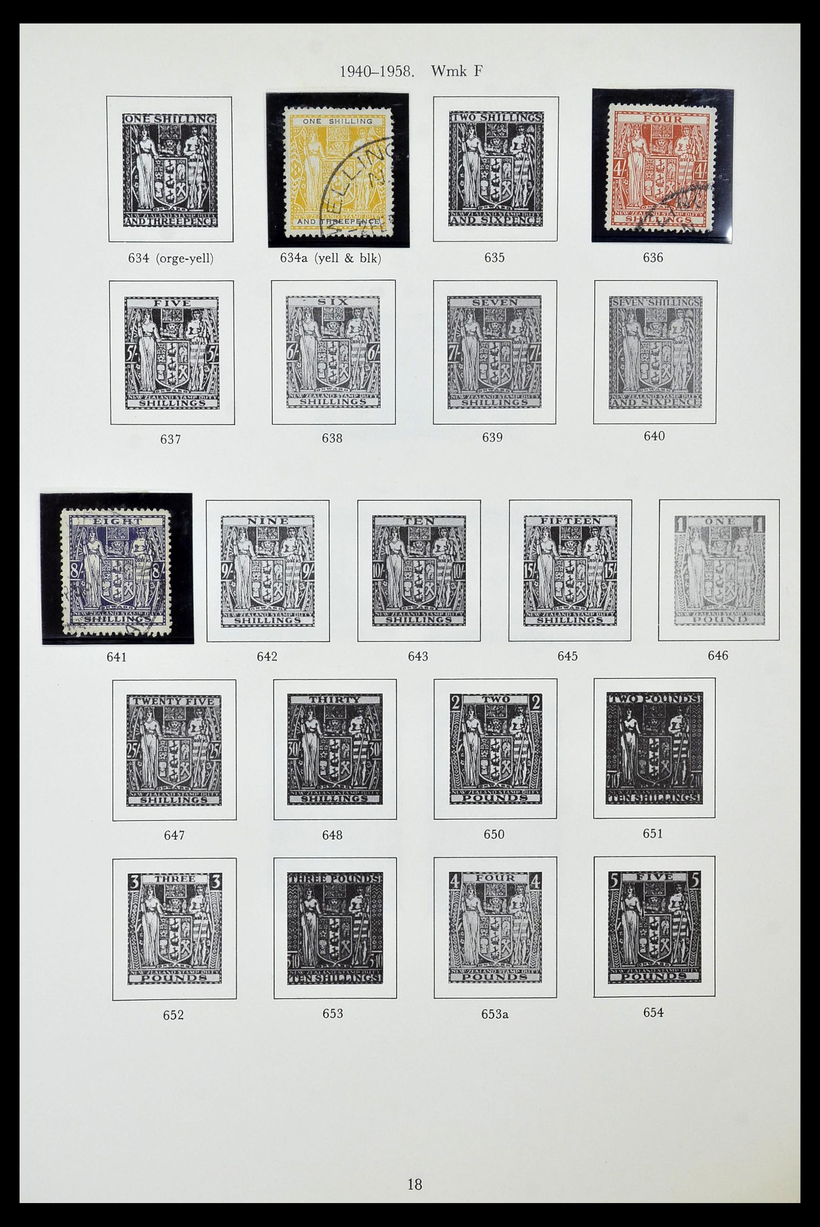 34934 018 - Postzegelverzameling 34934 Nieuw Zeeland 1858-1977.