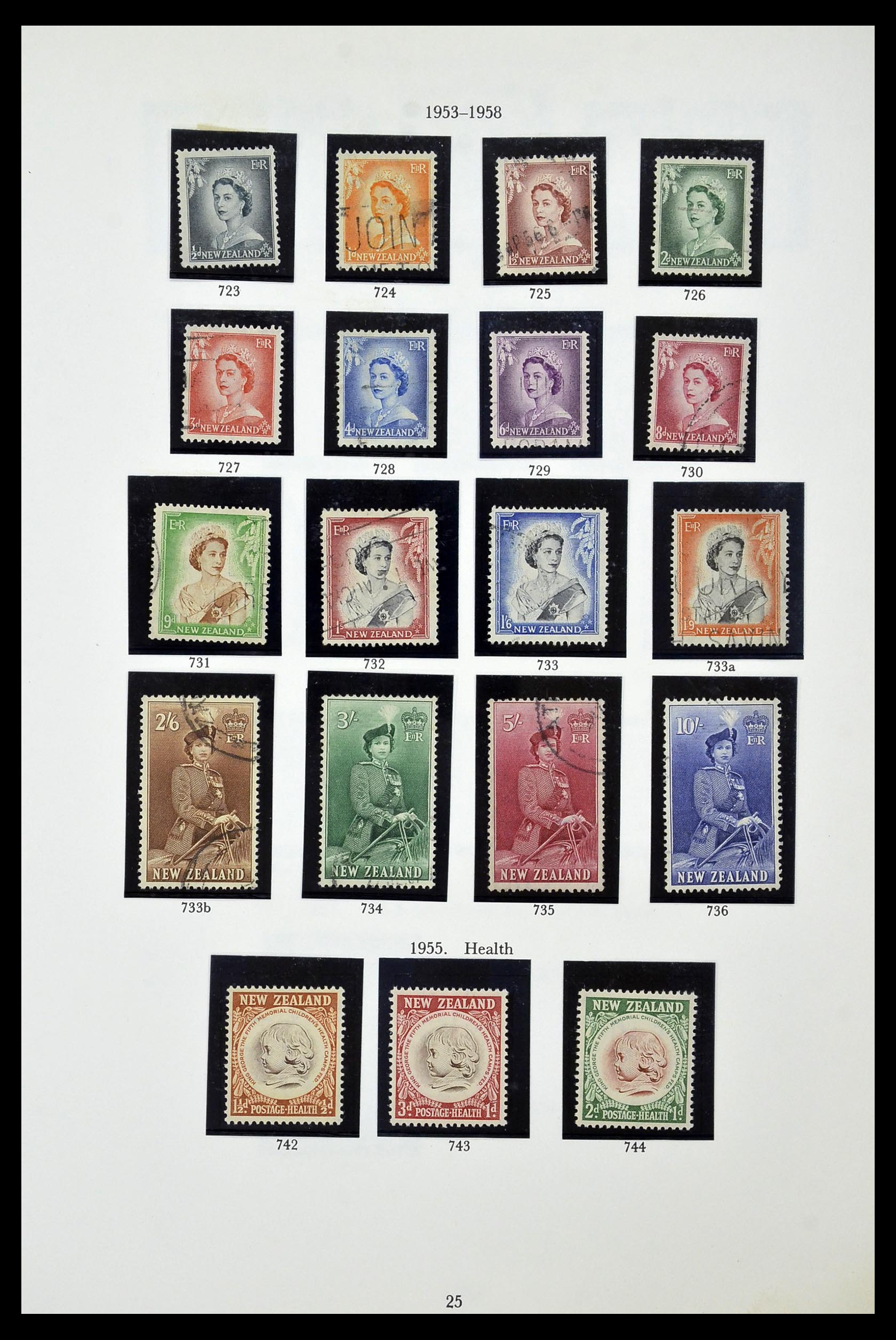 34934 025 - Stamp Collection 34934 New Zealand 1858-1977.