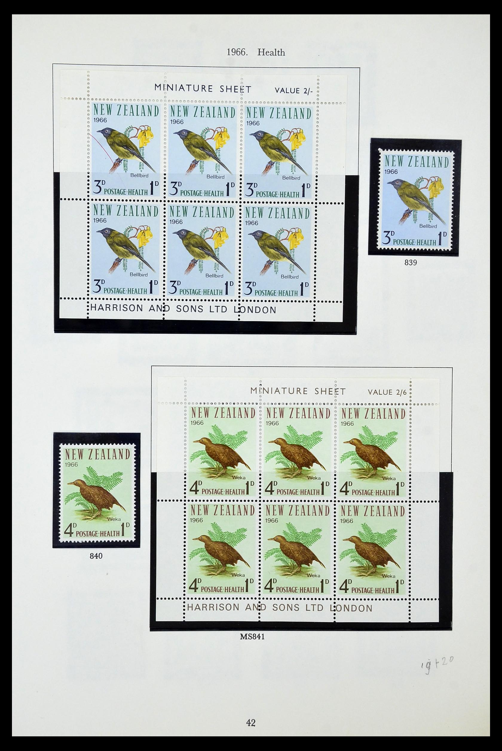 34934 042 - Stamp Collection 34934 New Zealand 1858-1977.