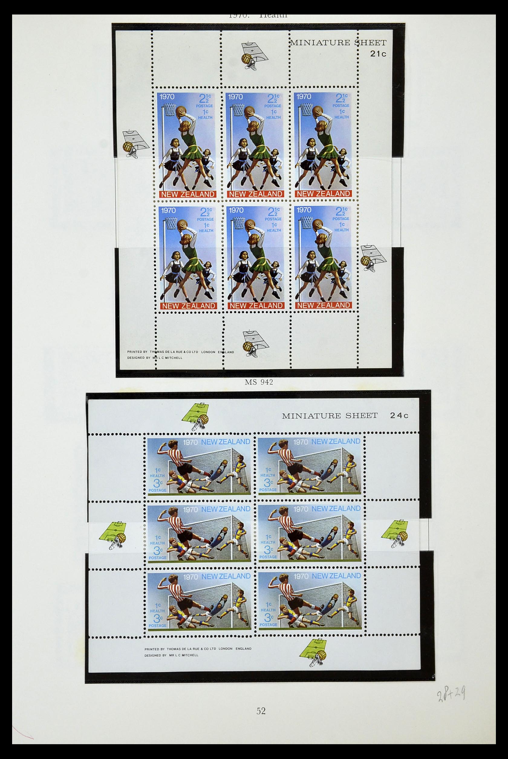 34934 052 - Postzegelverzameling 34934 Nieuw Zeeland 1858-1977.