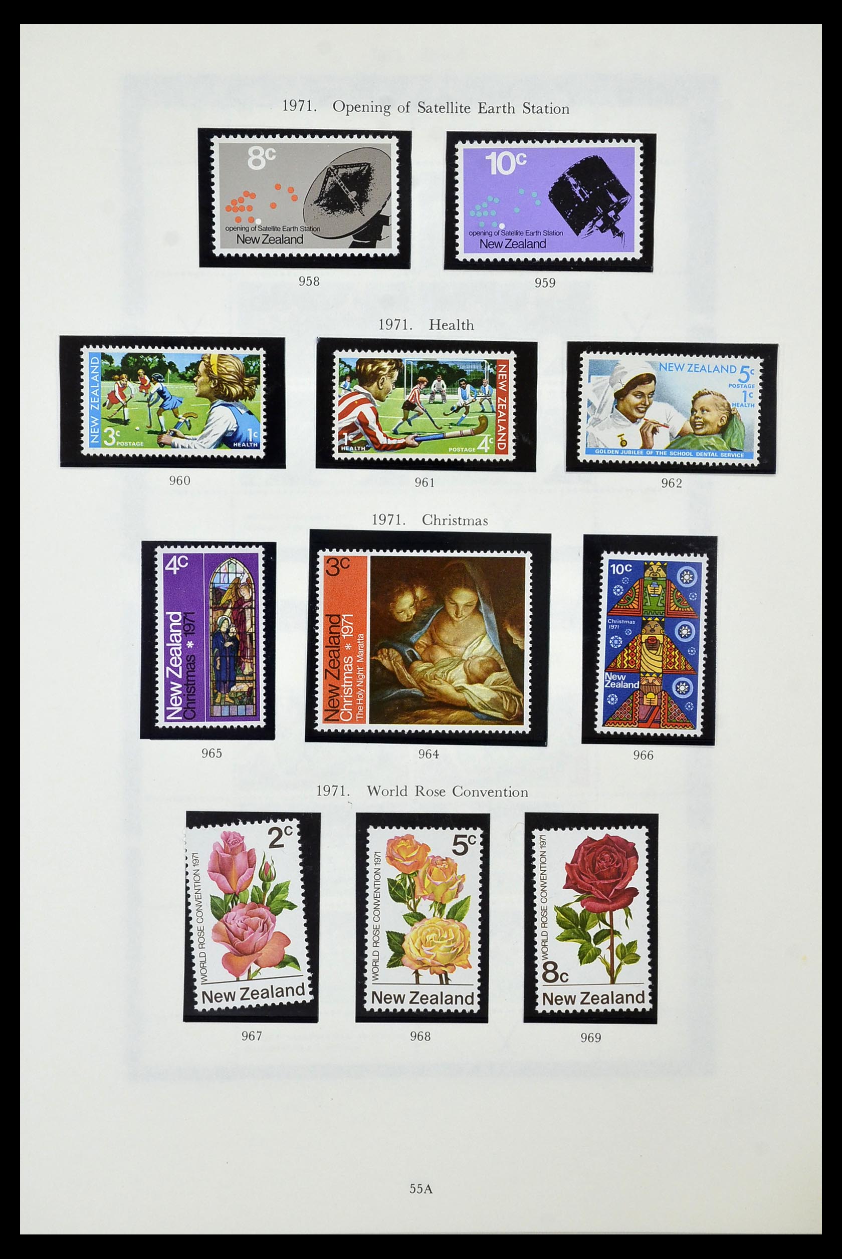 34934 055 - Postzegelverzameling 34934 Nieuw Zeeland 1858-1977.