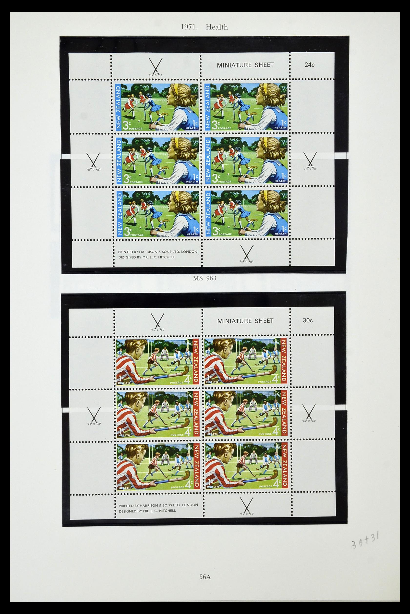 34934 056 - Postzegelverzameling 34934 Nieuw Zeeland 1858-1977.
