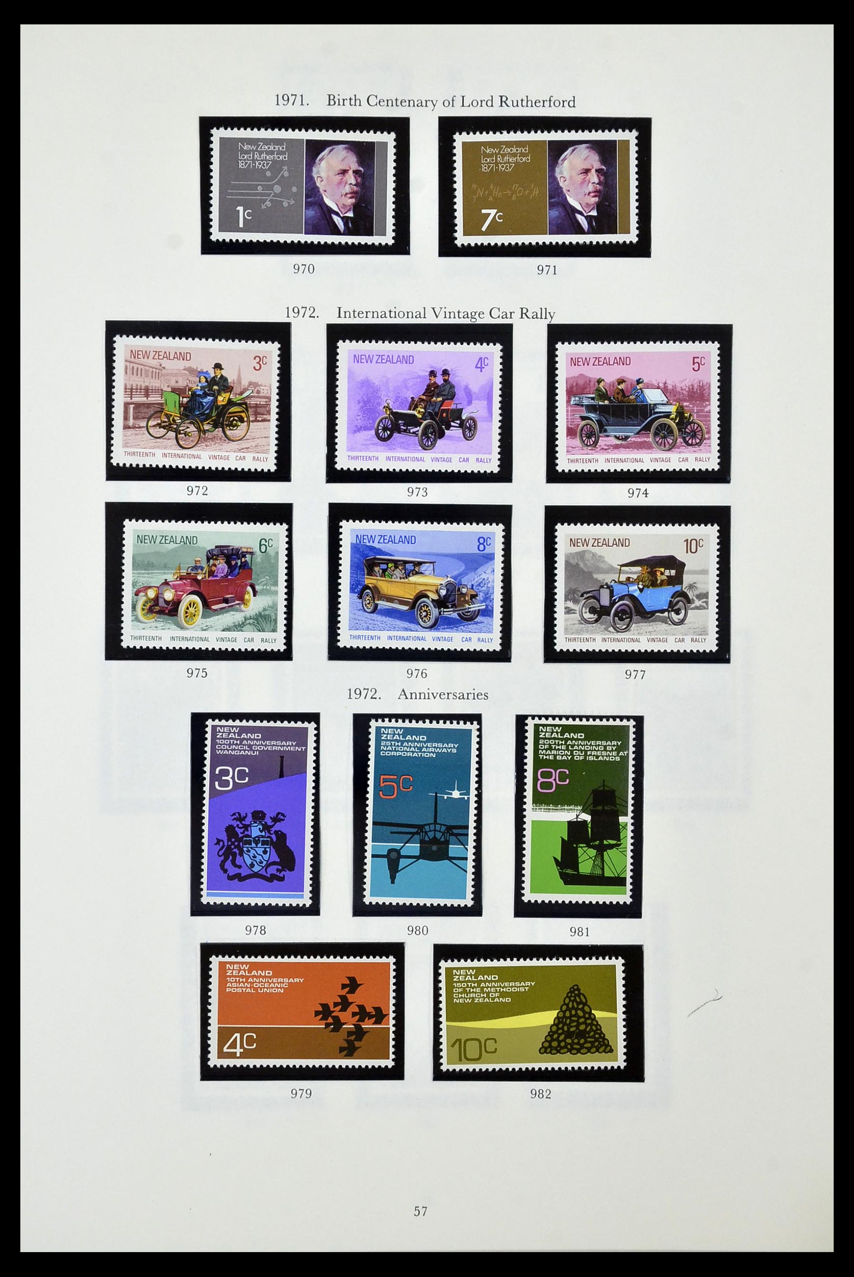 34934 057 - Postzegelverzameling 34934 Nieuw Zeeland 1858-1977.
