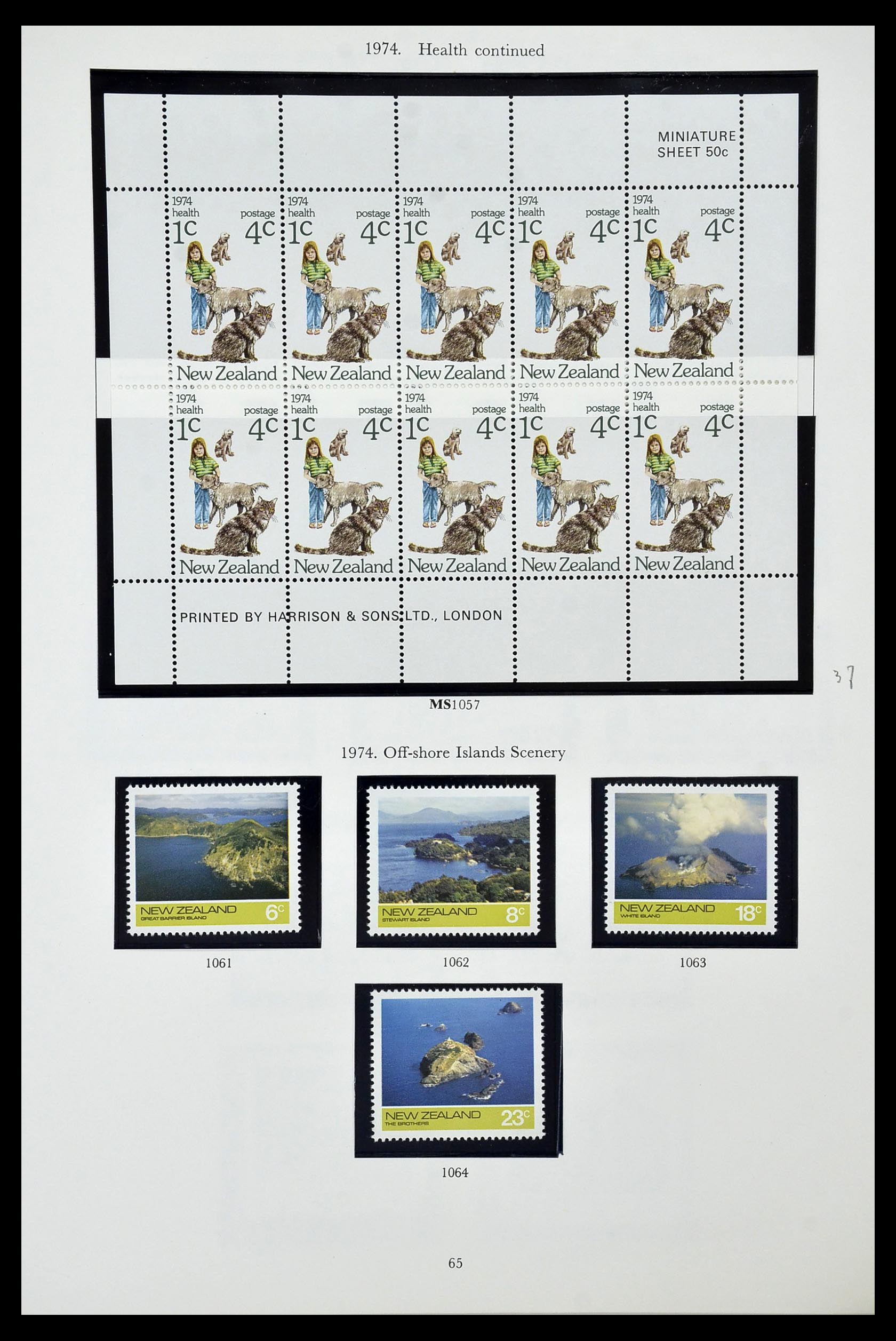 34934 066 - Stamp Collection 34934 New Zealand 1858-1977.