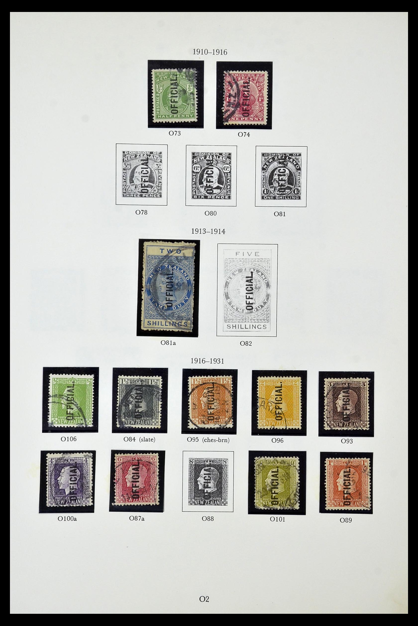 34934 077 - Stamp Collection 34934 New Zealand 1858-1977.