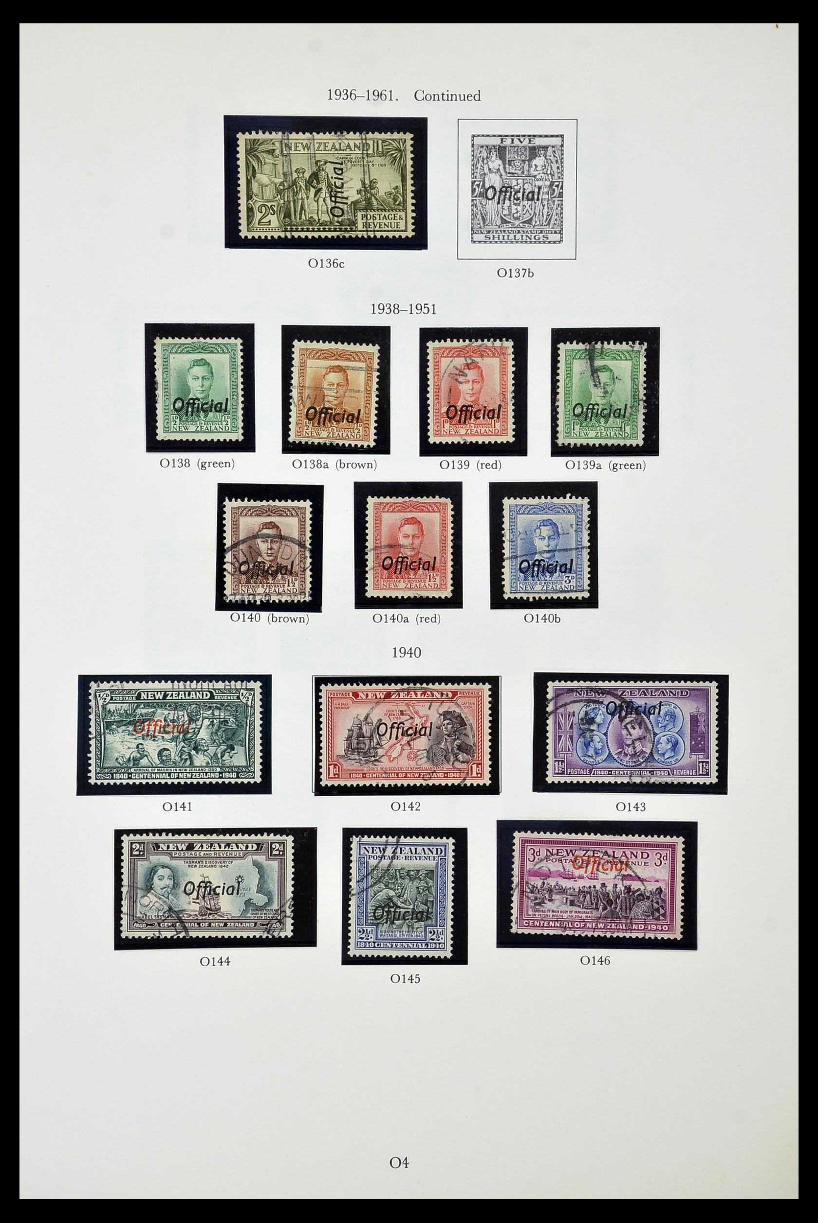34934 079 - Stamp Collection 34934 New Zealand 1858-1977.