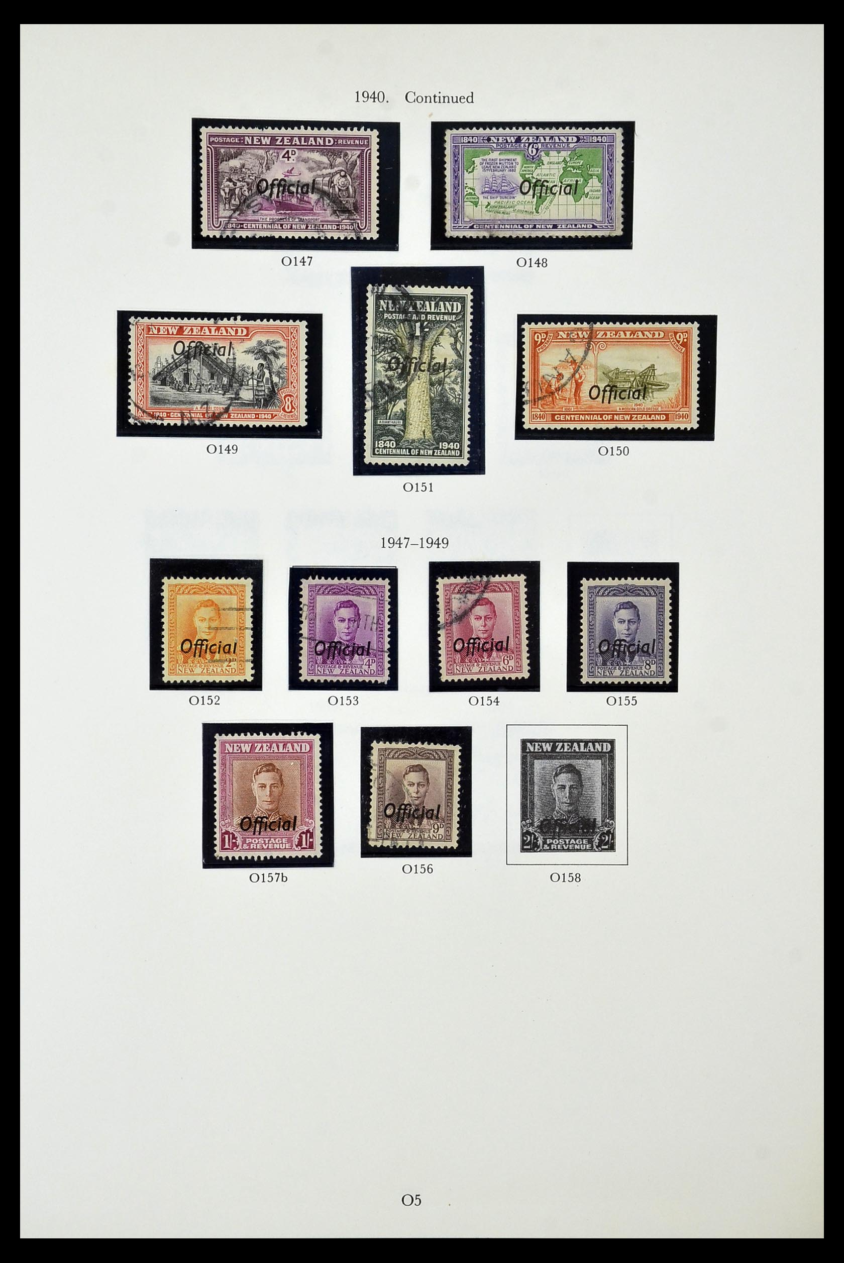 34934 080 - Stamp Collection 34934 New Zealand 1858-1977.