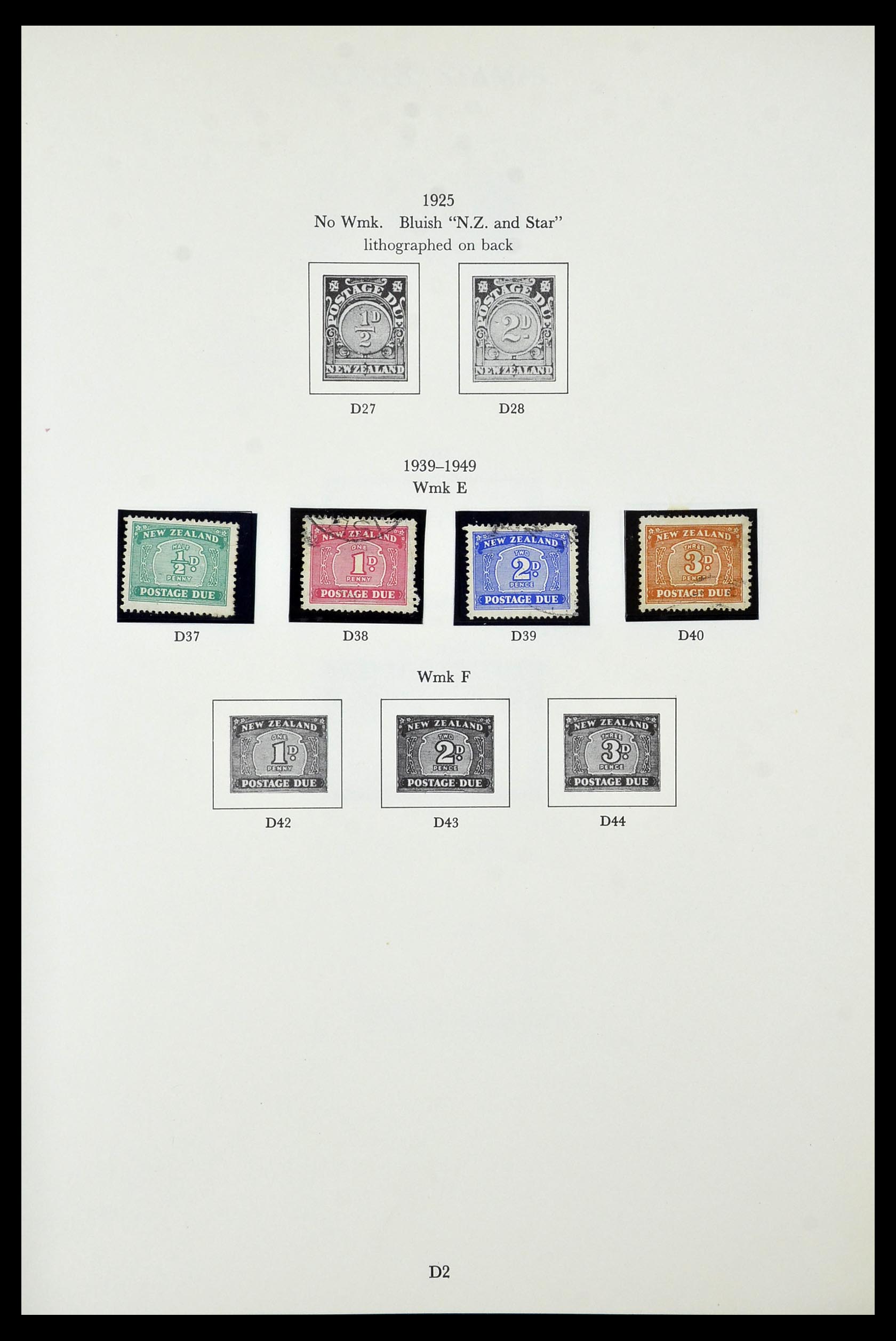 34934 085 - Stamp Collection 34934 New Zealand 1858-1977.