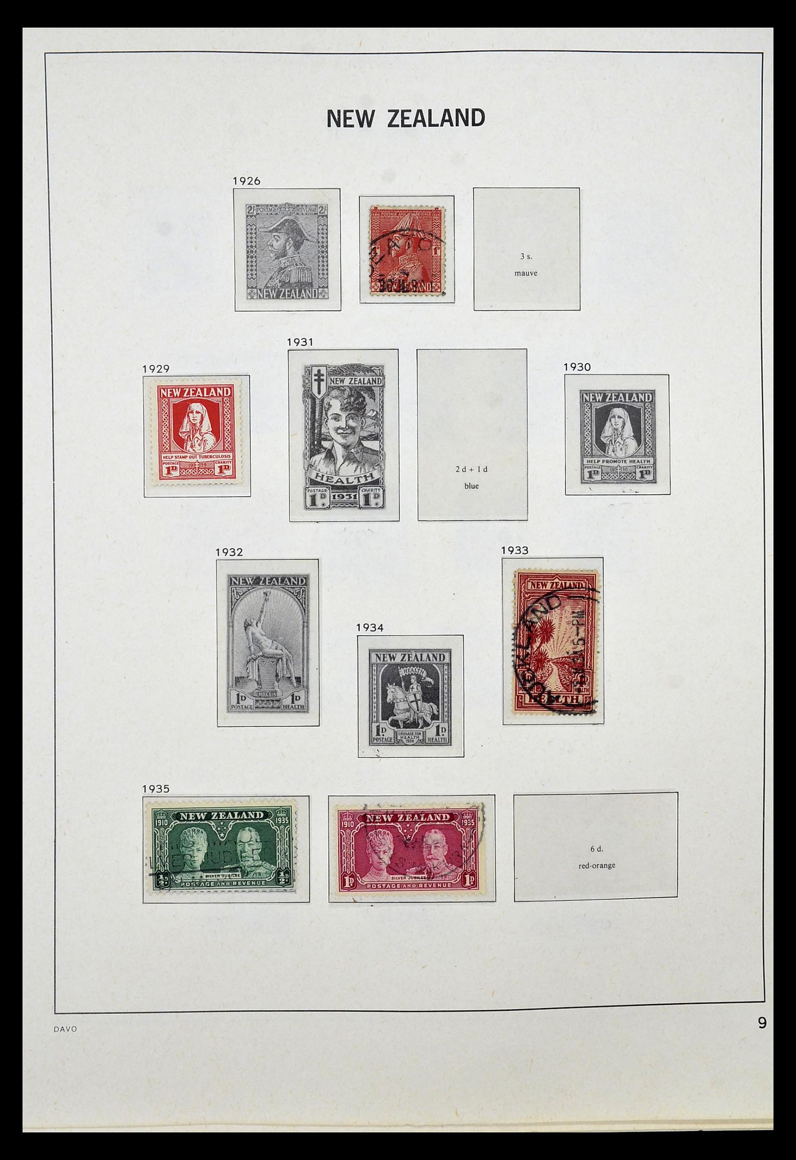 34936 004 - Stamp Collection 34936 New Zealand 1892-1993.