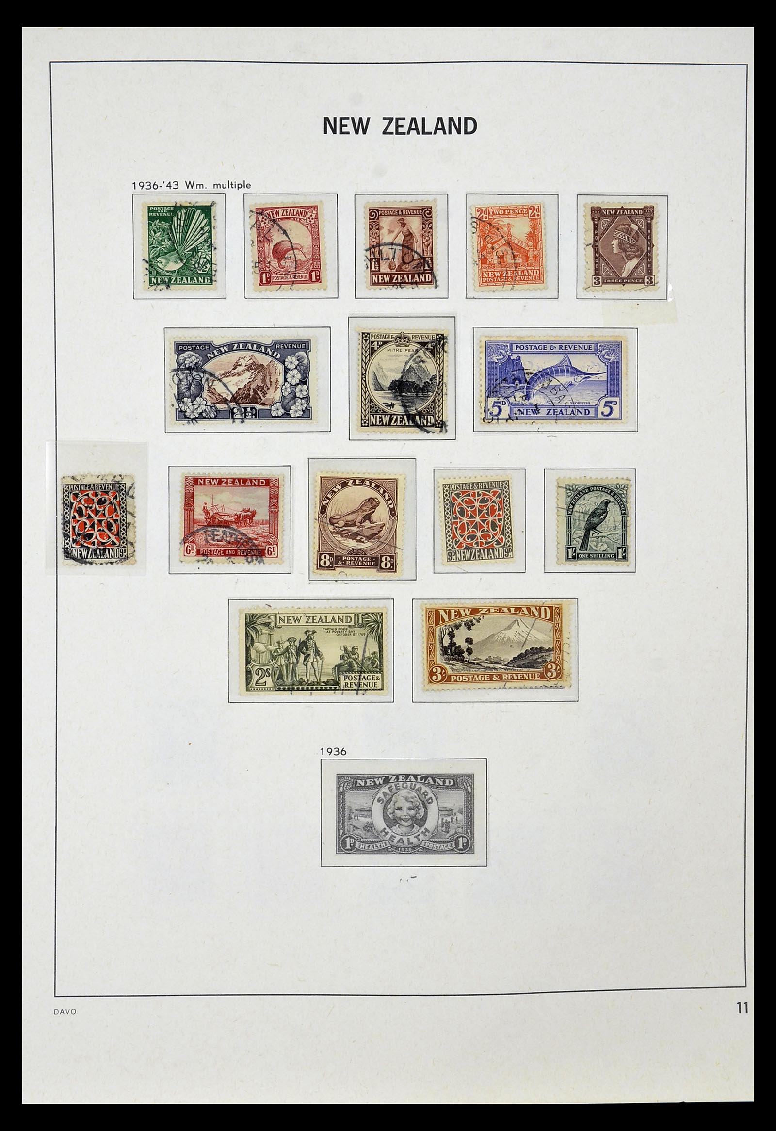 34936 006 - Postzegelverzameling 34936 Nieuw Zeeland 1892-1993.