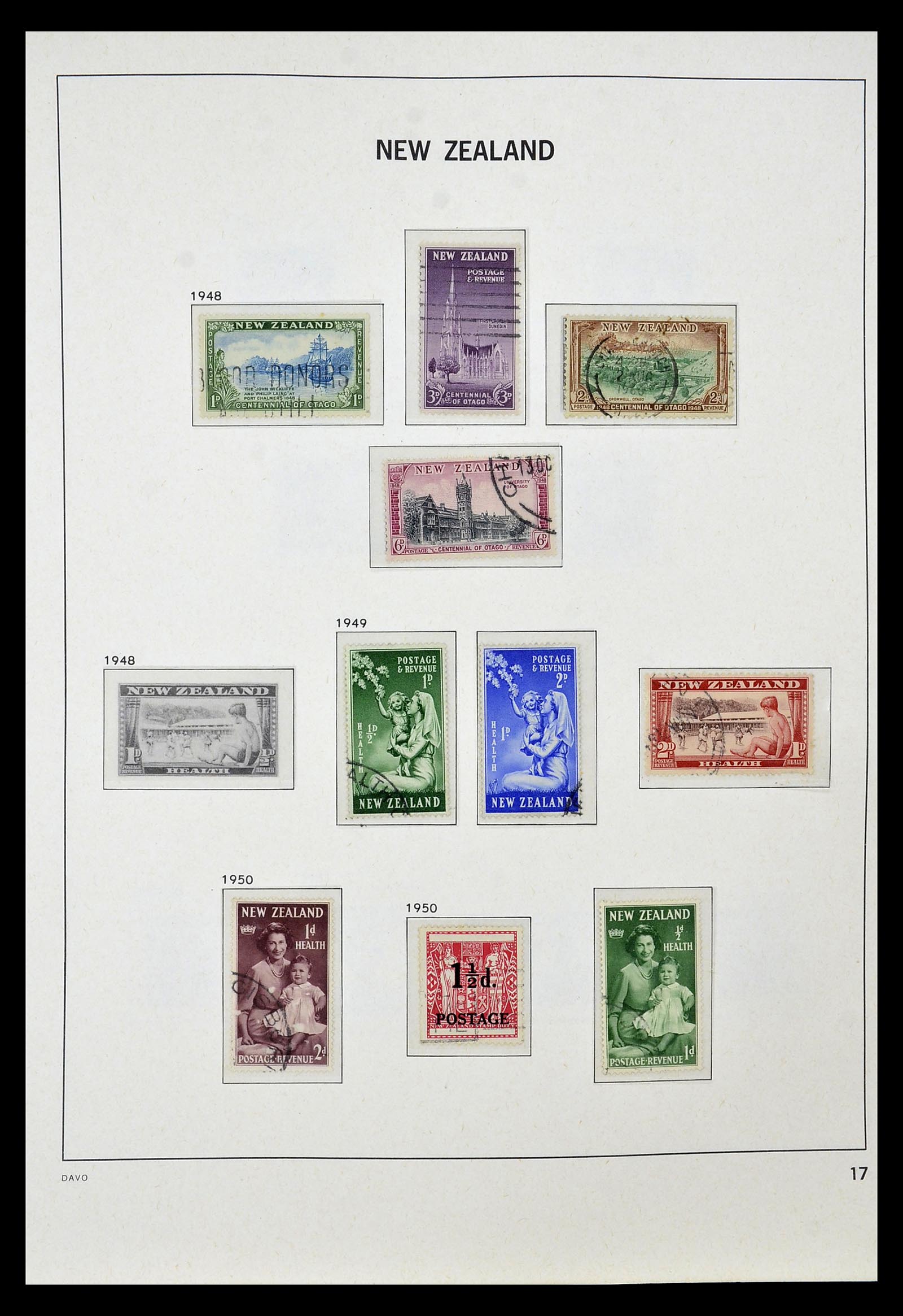 34936 012 - Postzegelverzameling 34936 Nieuw Zeeland 1892-1993.