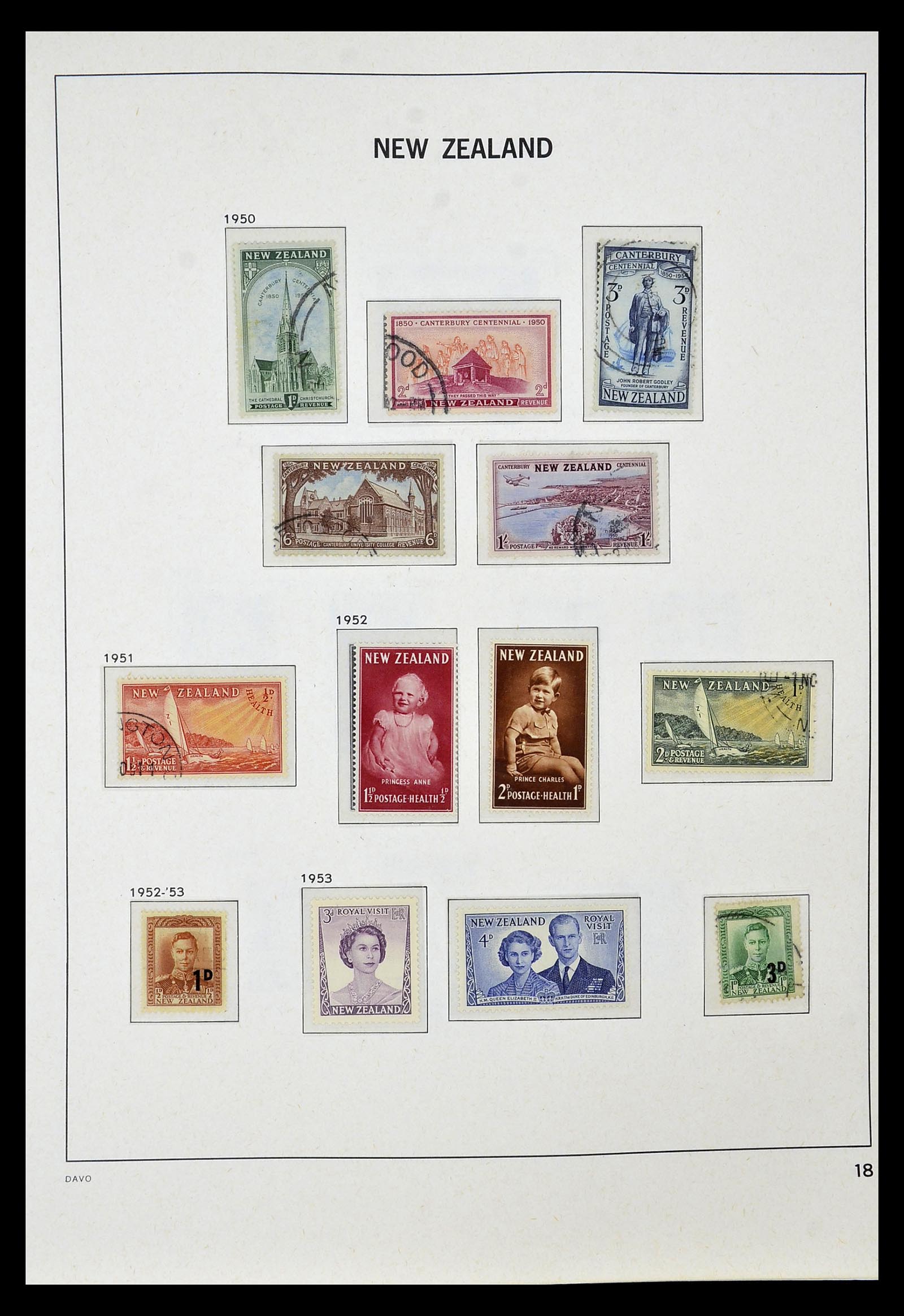 34936 013 - Postzegelverzameling 34936 Nieuw Zeeland 1892-1993.