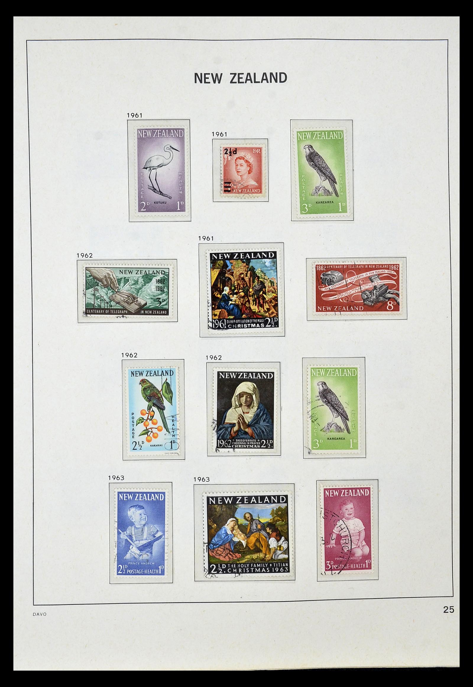 34936 020 - Postzegelverzameling 34936 Nieuw Zeeland 1892-1993.