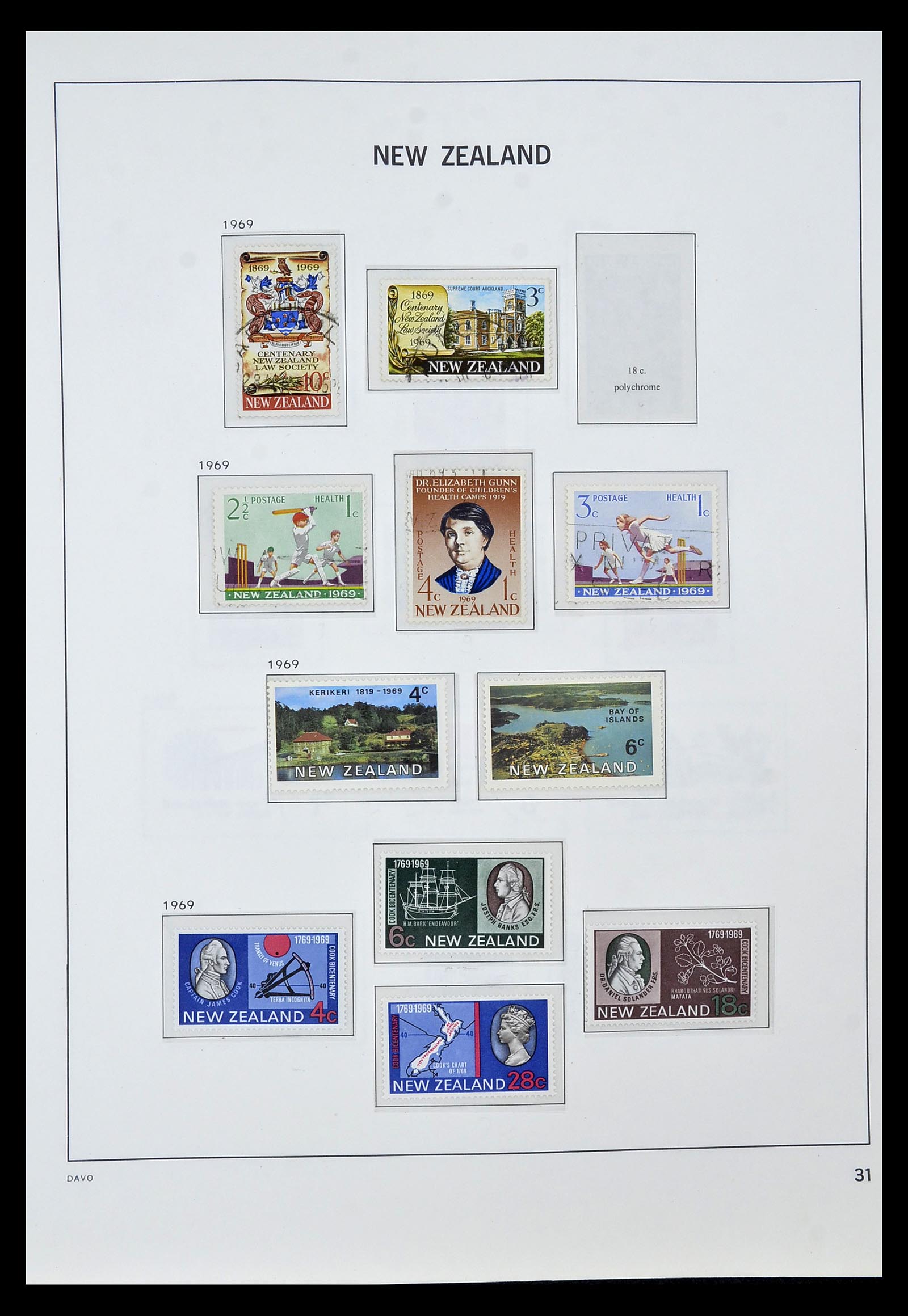 34936 026 - Postzegelverzameling 34936 Nieuw Zeeland 1892-1993.