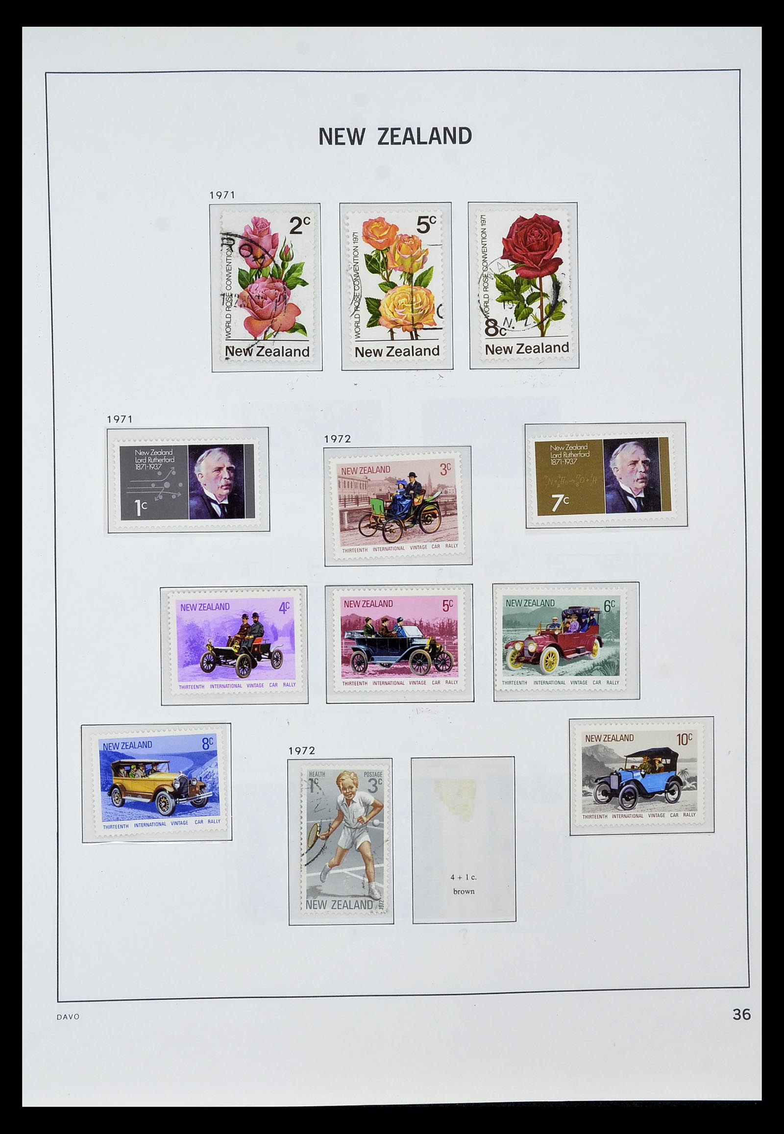 34936 031 - Postzegelverzameling 34936 Nieuw Zeeland 1892-1993.