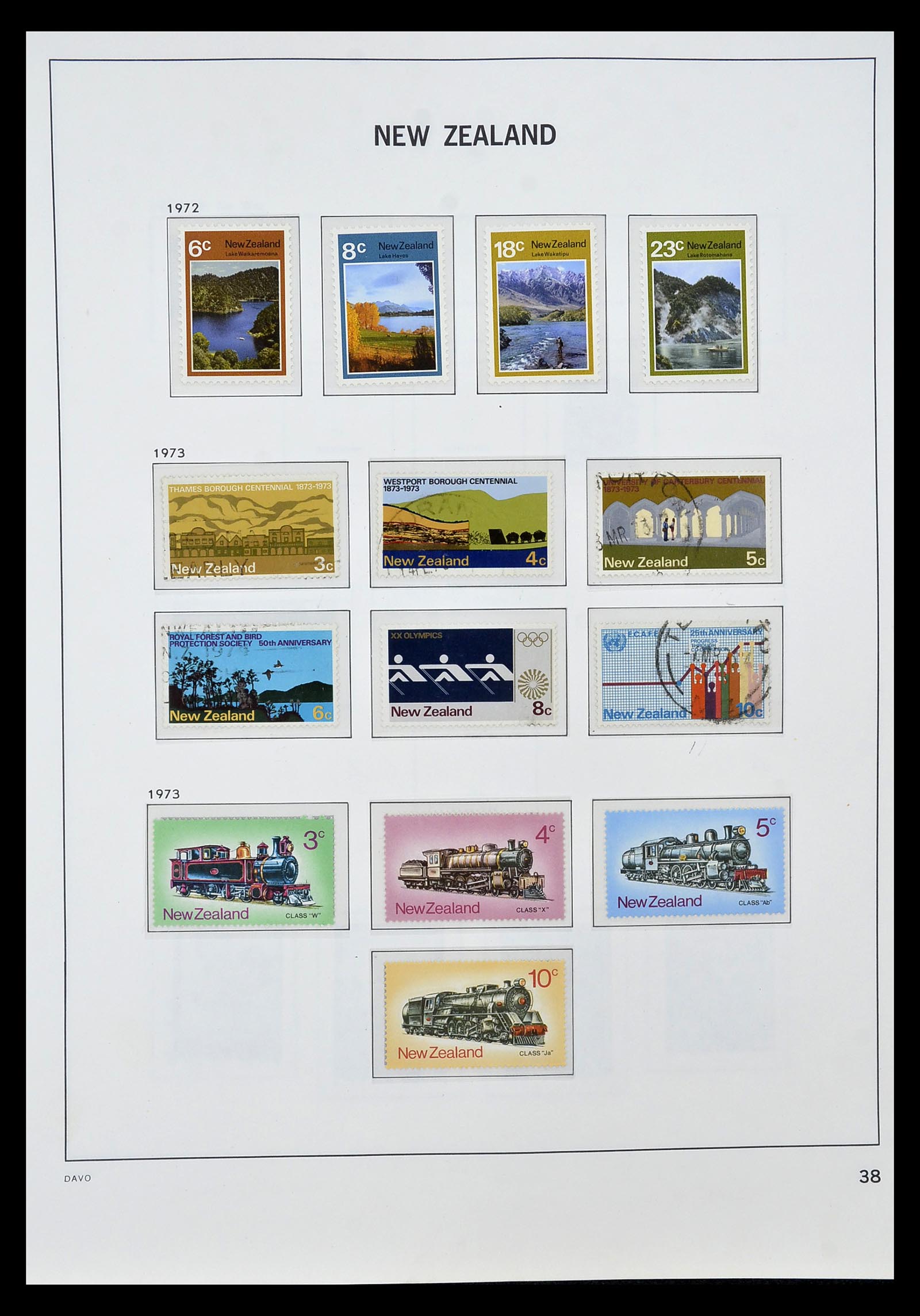 34936 033 - Postzegelverzameling 34936 Nieuw Zeeland 1892-1993.