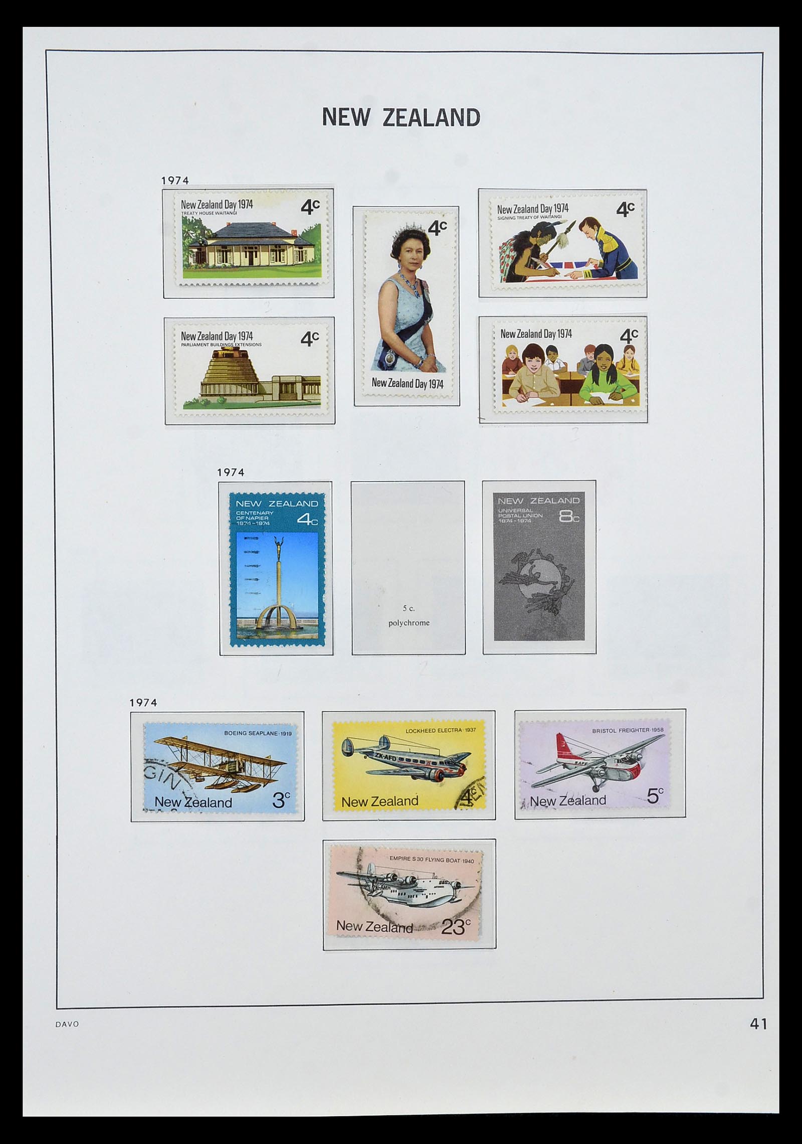34936 036 - Postzegelverzameling 34936 Nieuw Zeeland 1892-1993.