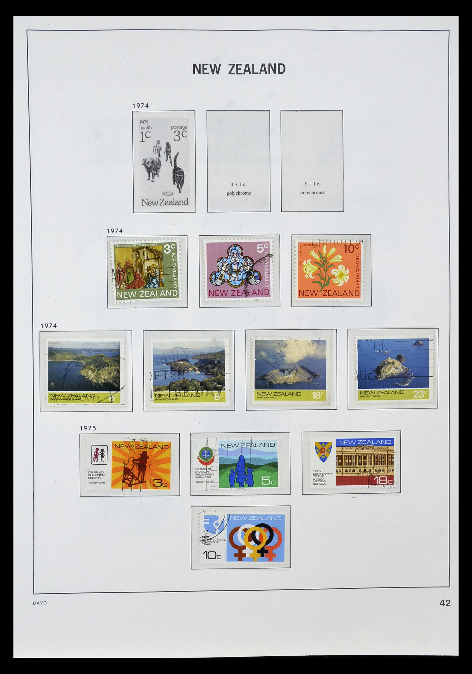 34936 037 - Postzegelverzameling 34936 Nieuw Zeeland 1892-1993.