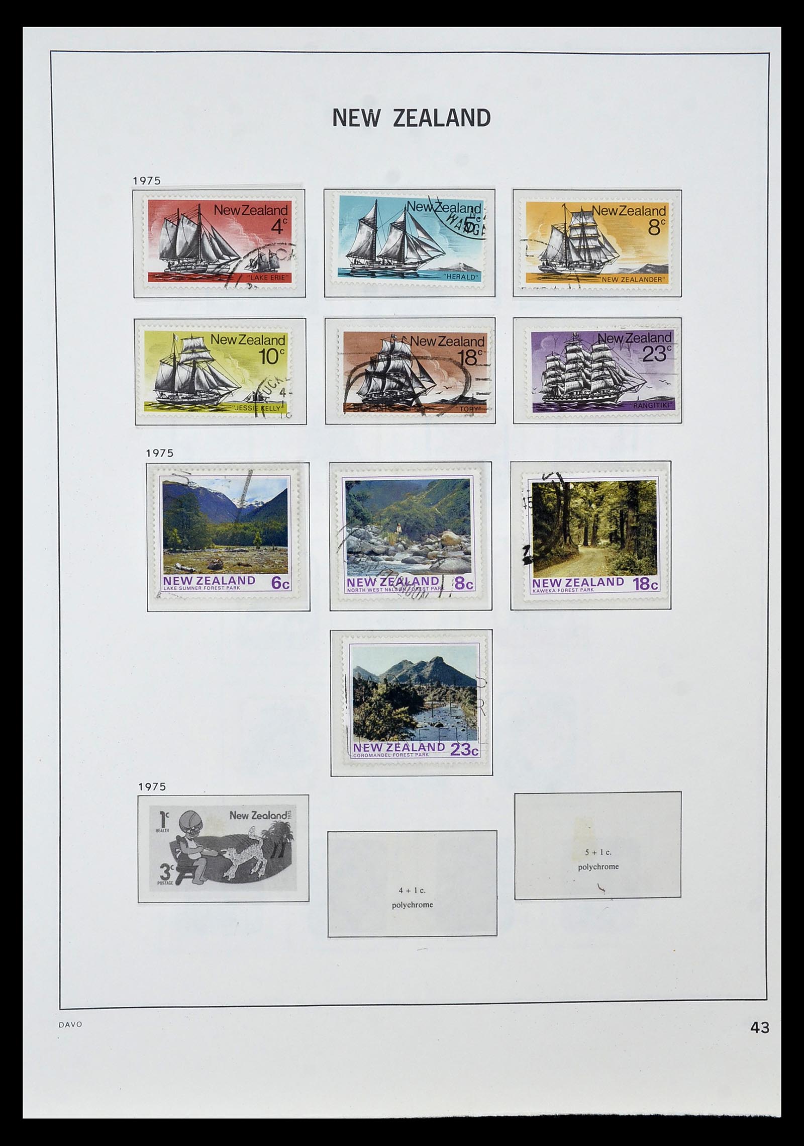 34936 038 - Postzegelverzameling 34936 Nieuw Zeeland 1892-1993.