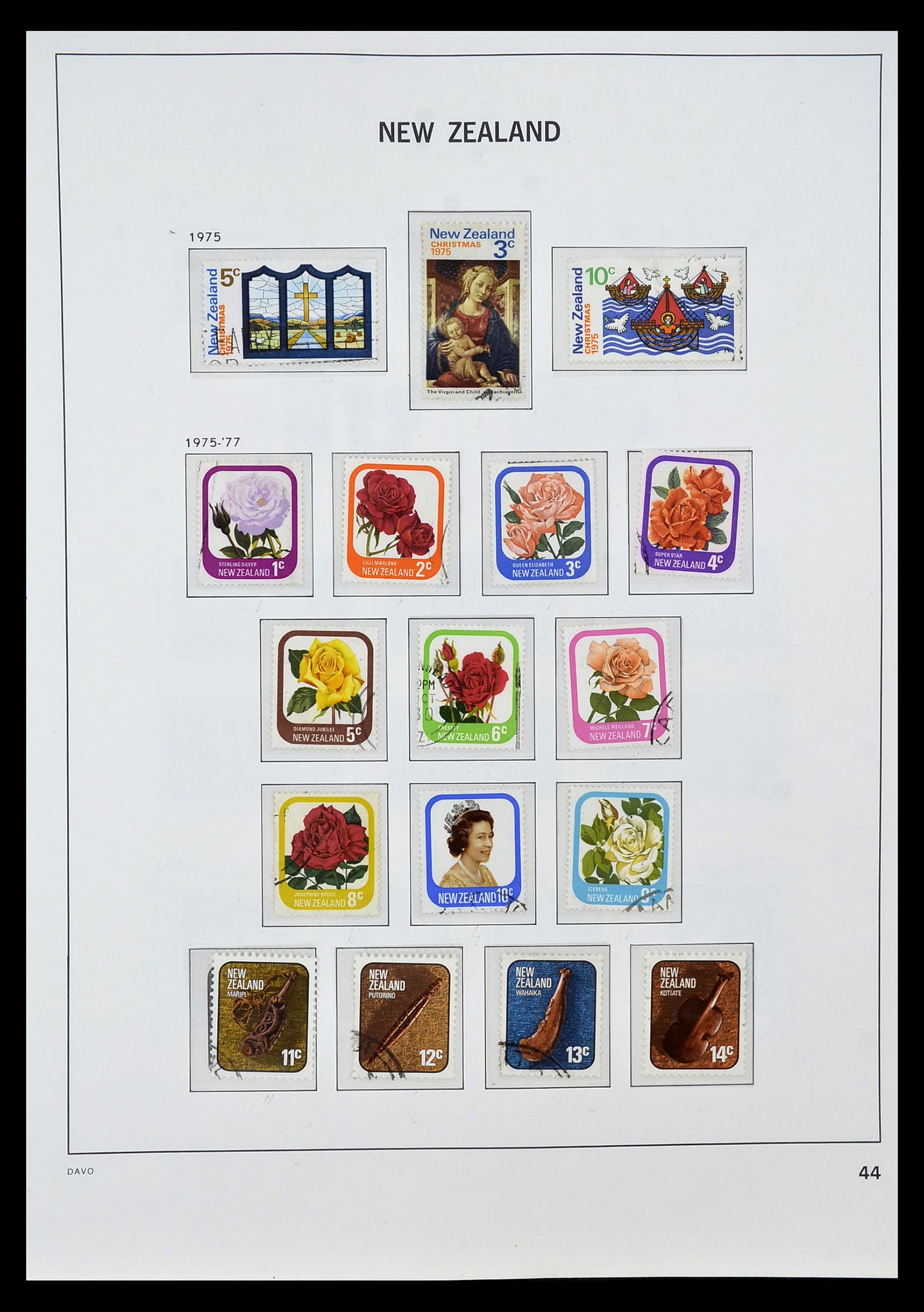 34936 039 - Postzegelverzameling 34936 Nieuw Zeeland 1892-1993.