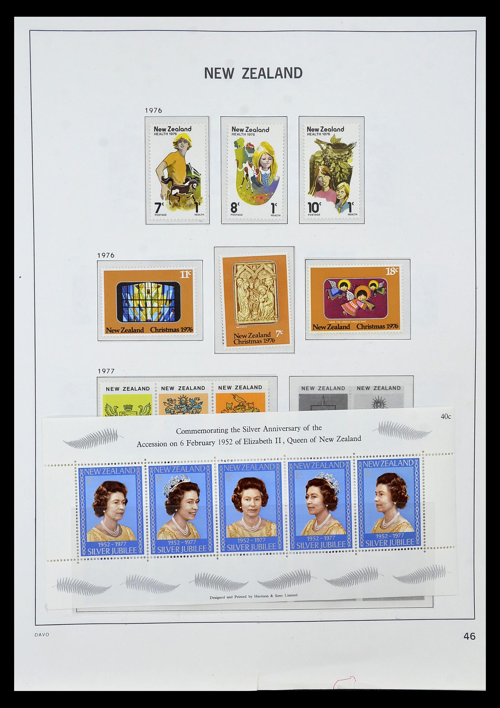 34936 041 - Postzegelverzameling 34936 Nieuw Zeeland 1892-1993.
