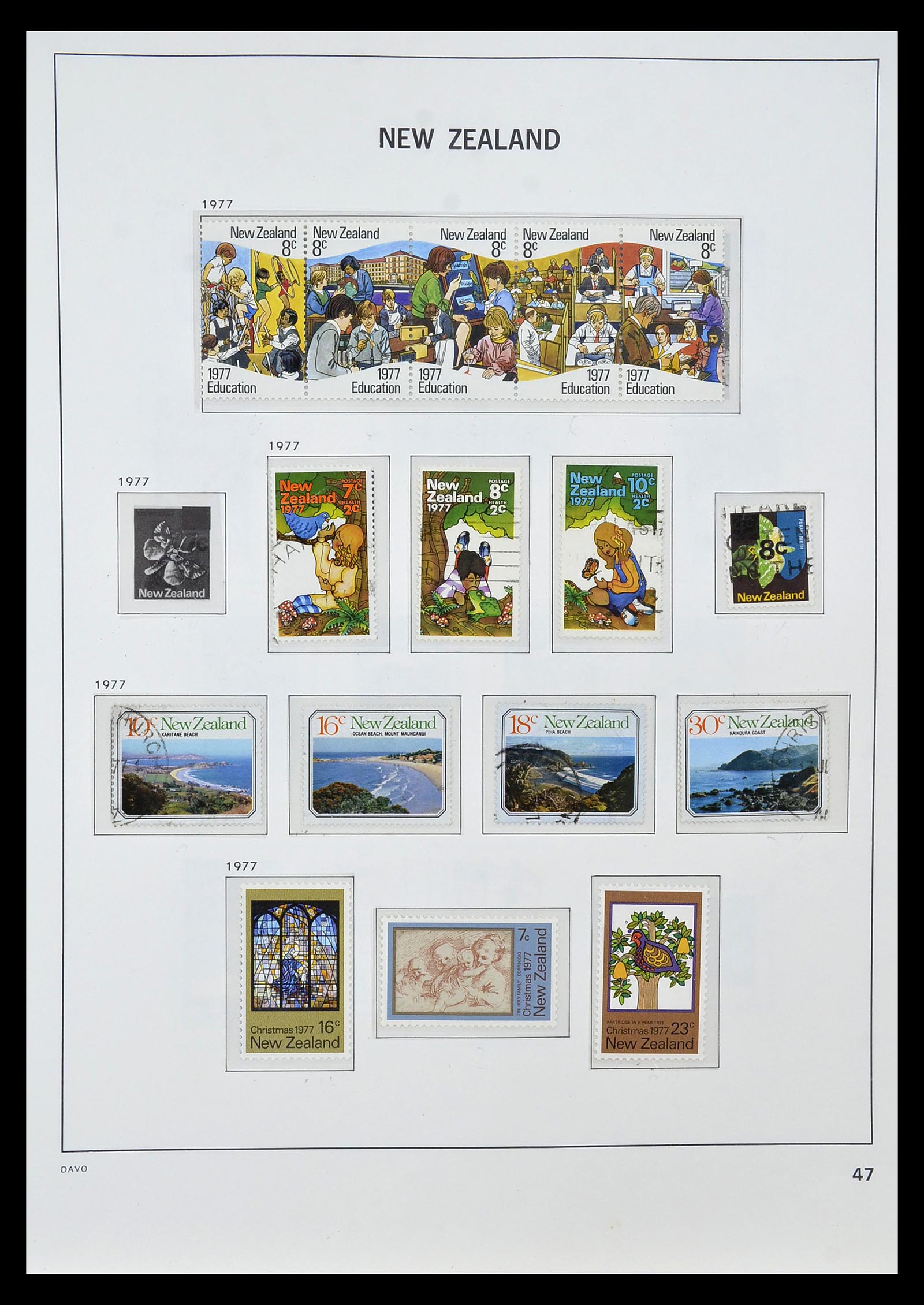 34936 042 - Postzegelverzameling 34936 Nieuw Zeeland 1892-1993.