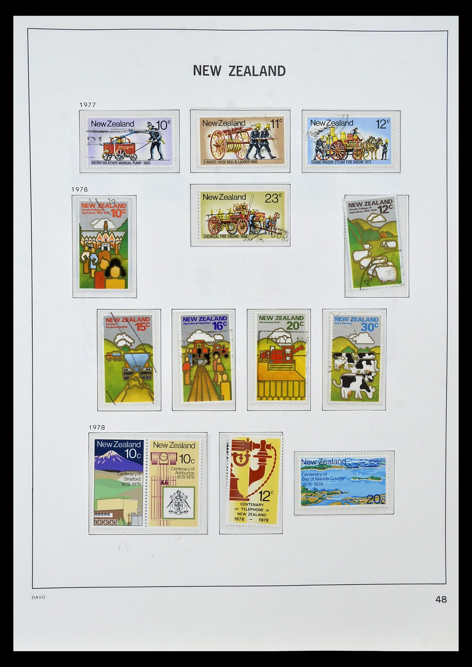 34936 043 - Postzegelverzameling 34936 Nieuw Zeeland 1892-1993.