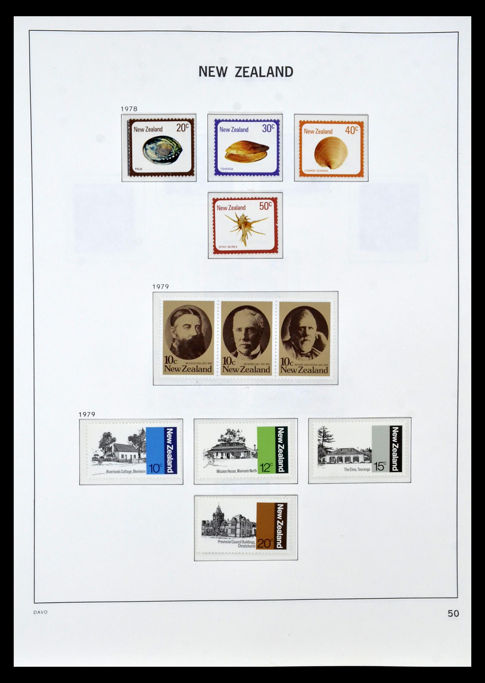 34936 045 - Stamp Collection 34936 New Zealand 1892-1993.