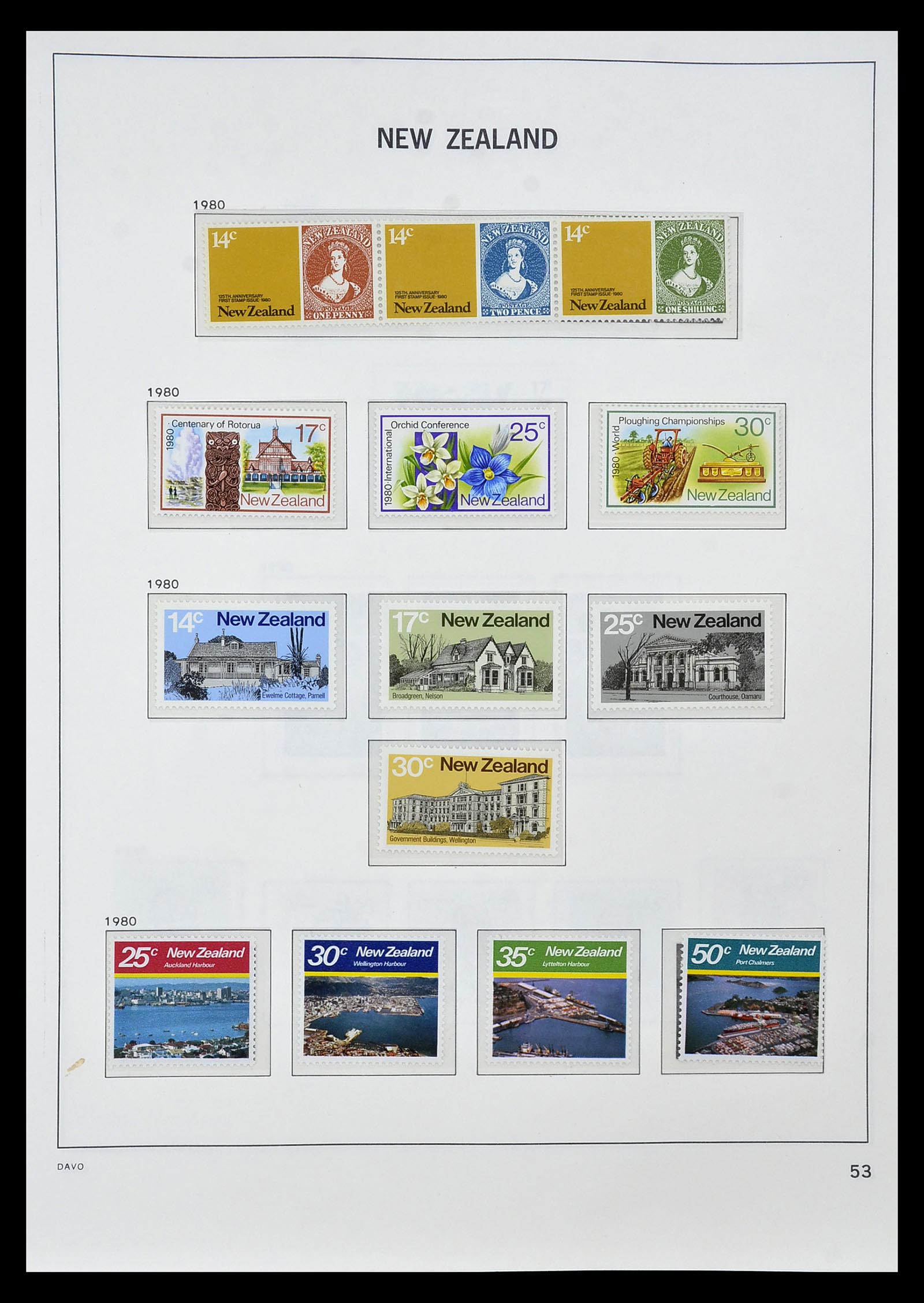 34936 048 - Postzegelverzameling 34936 Nieuw Zeeland 1892-1993.