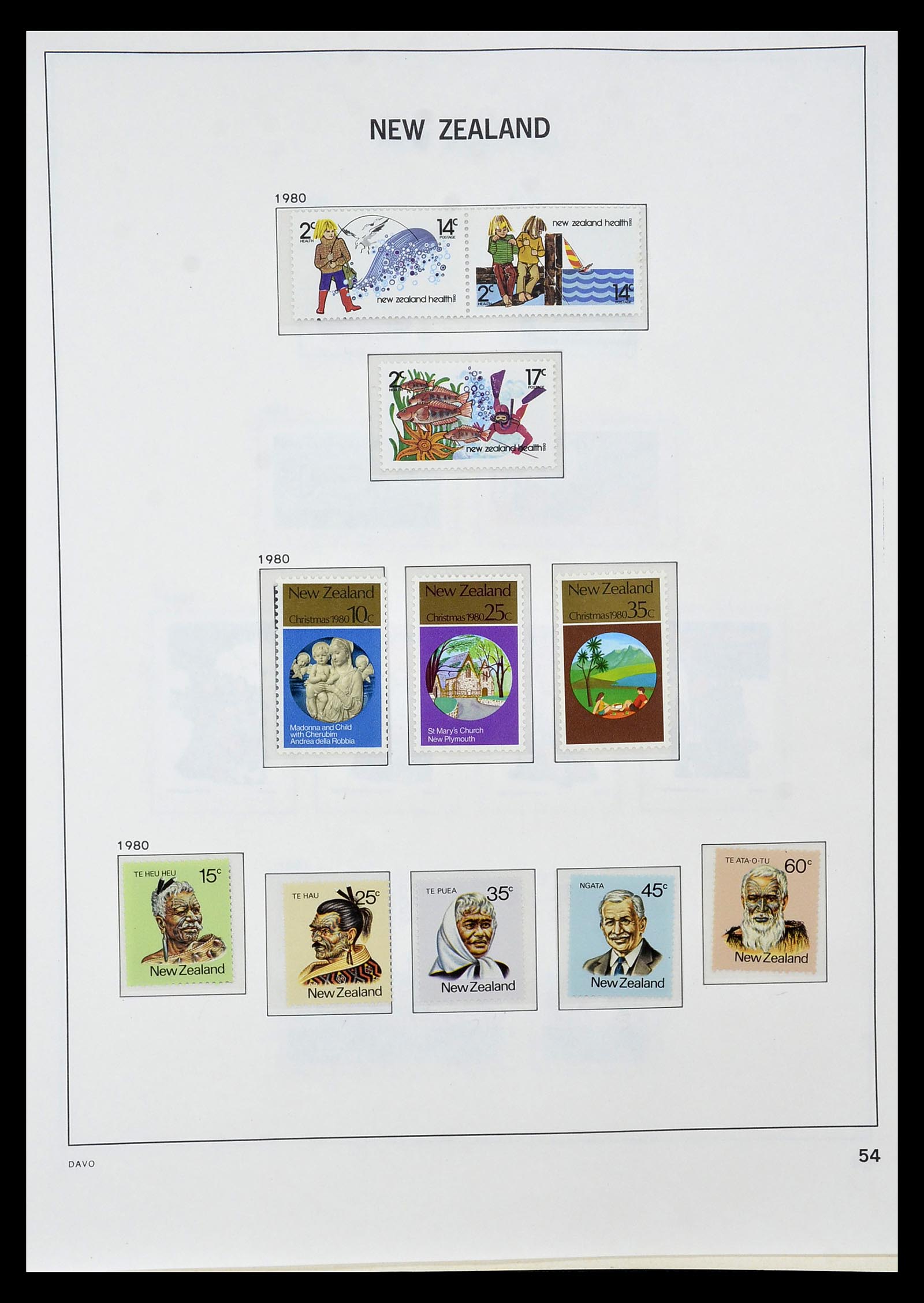 34936 049 - Postzegelverzameling 34936 Nieuw Zeeland 1892-1993.