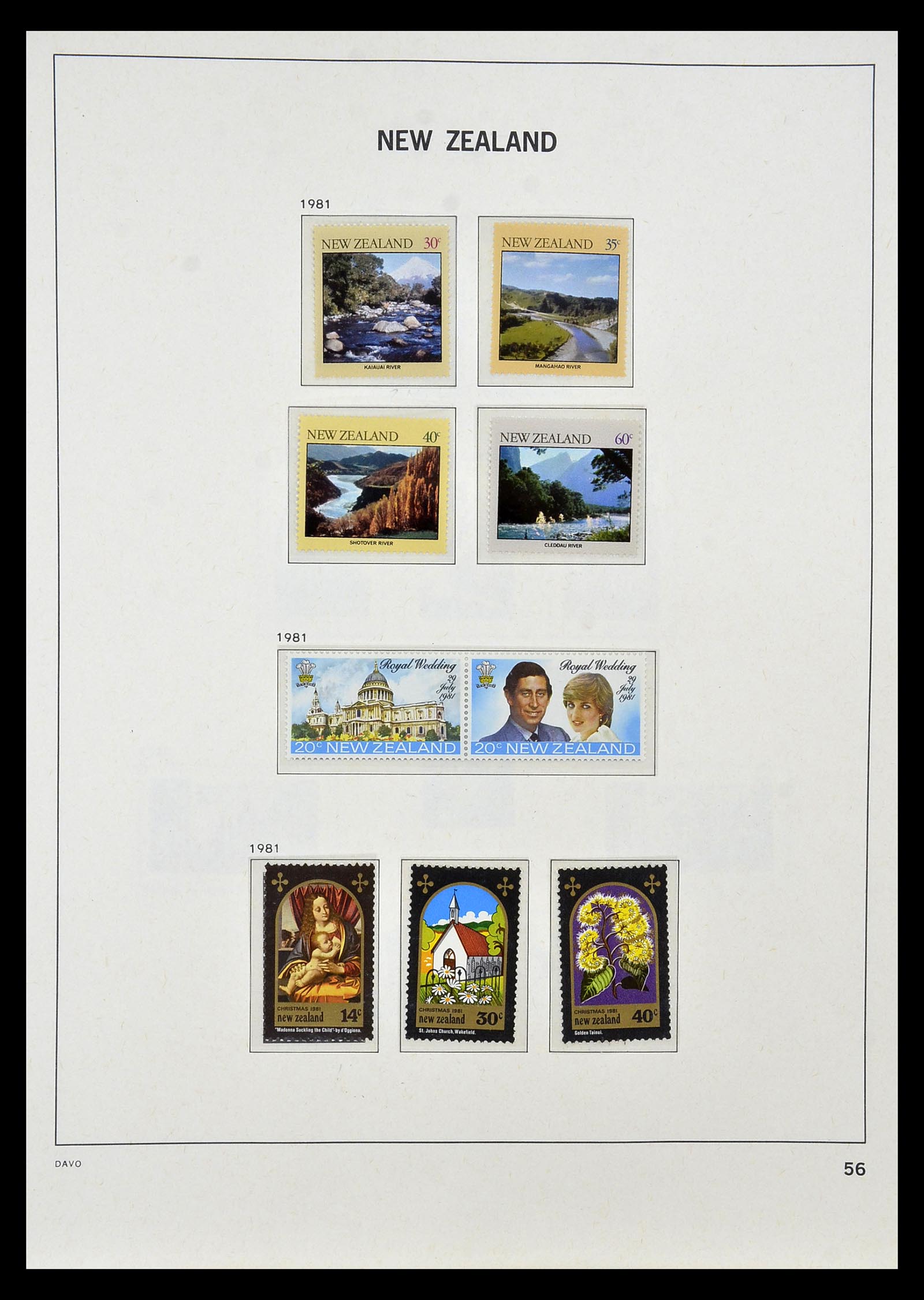 34936 051 - Postzegelverzameling 34936 Nieuw Zeeland 1892-1993.