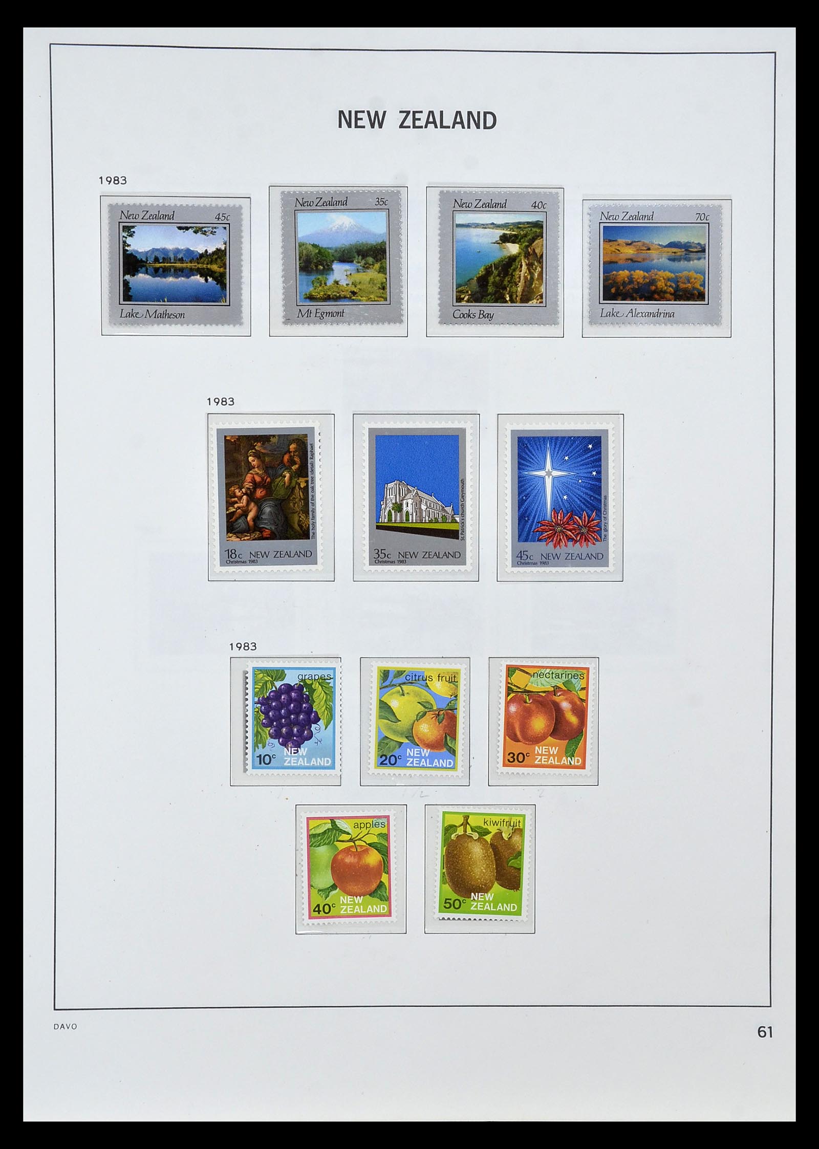 34936 056 - Postzegelverzameling 34936 Nieuw Zeeland 1892-1993.