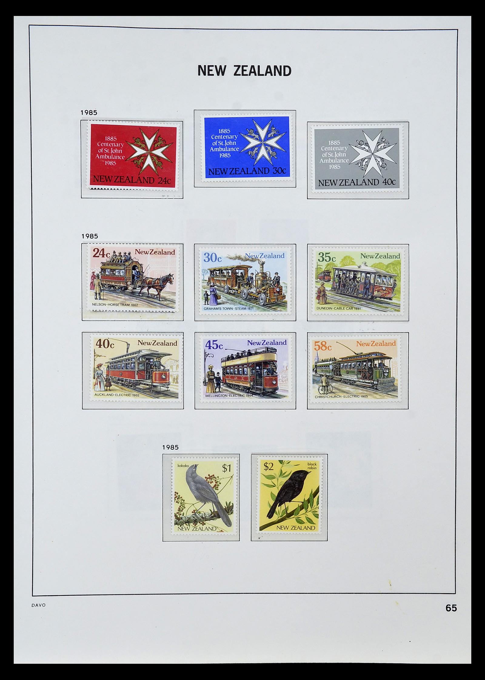 34936 060 - Postzegelverzameling 34936 Nieuw Zeeland 1892-1993.