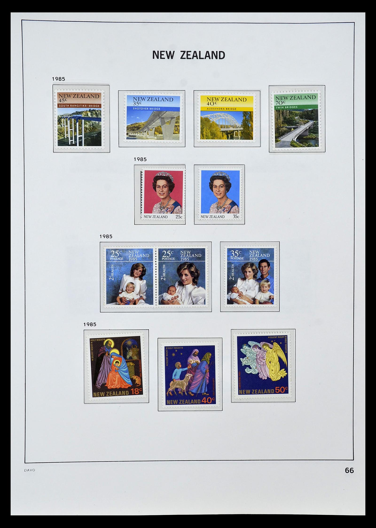 34936 061 - Postzegelverzameling 34936 Nieuw Zeeland 1892-1993.
