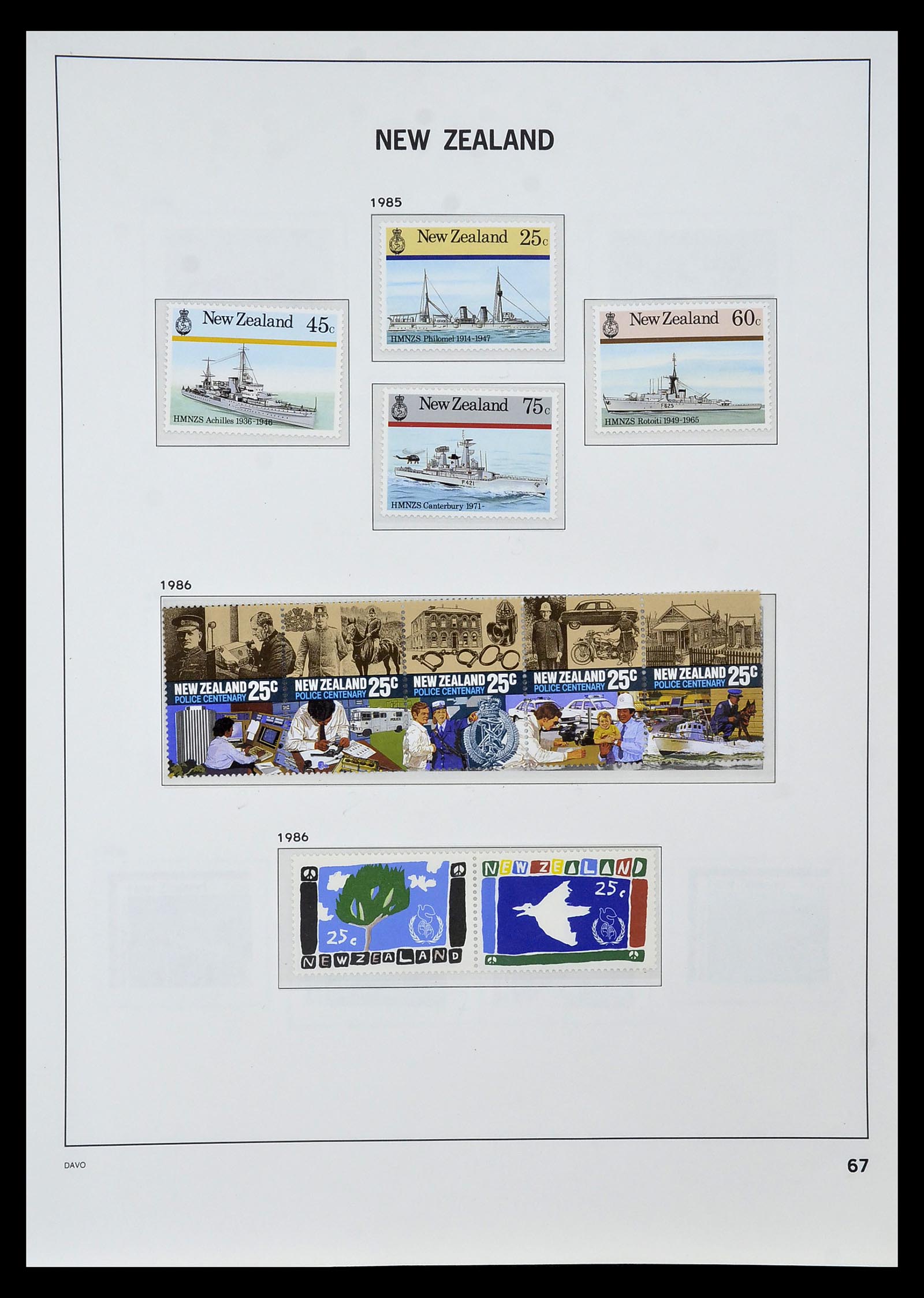 34936 062 - Postzegelverzameling 34936 Nieuw Zeeland 1892-1993.