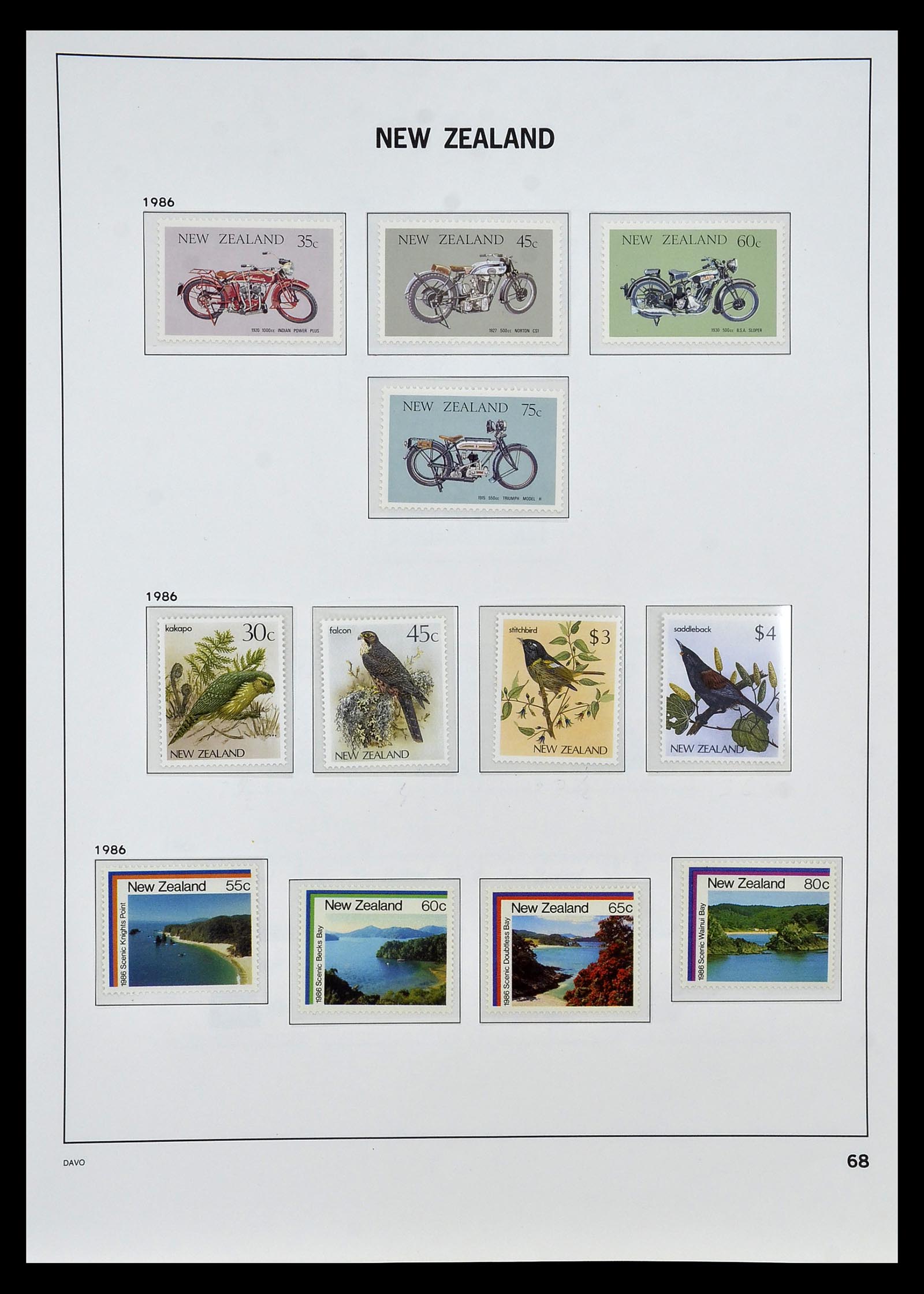 34936 063 - Postzegelverzameling 34936 Nieuw Zeeland 1892-1993.