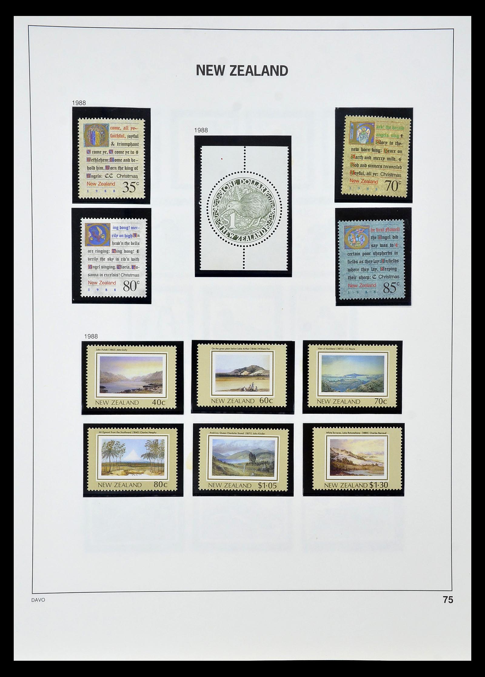 34936 071 - Postzegelverzameling 34936 Nieuw Zeeland 1892-1993.