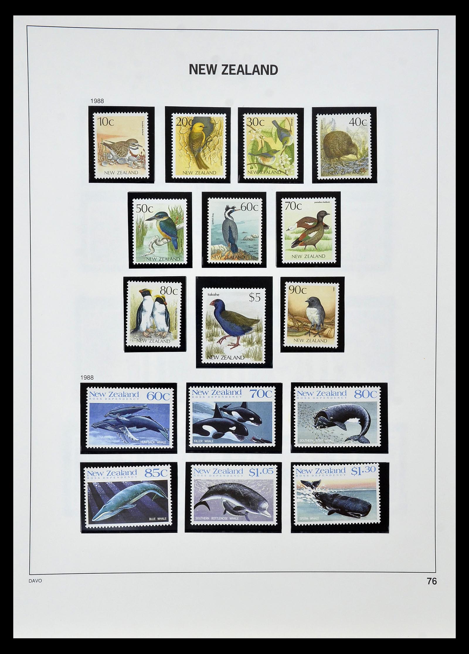 34936 072 - Postzegelverzameling 34936 Nieuw Zeeland 1892-1993.