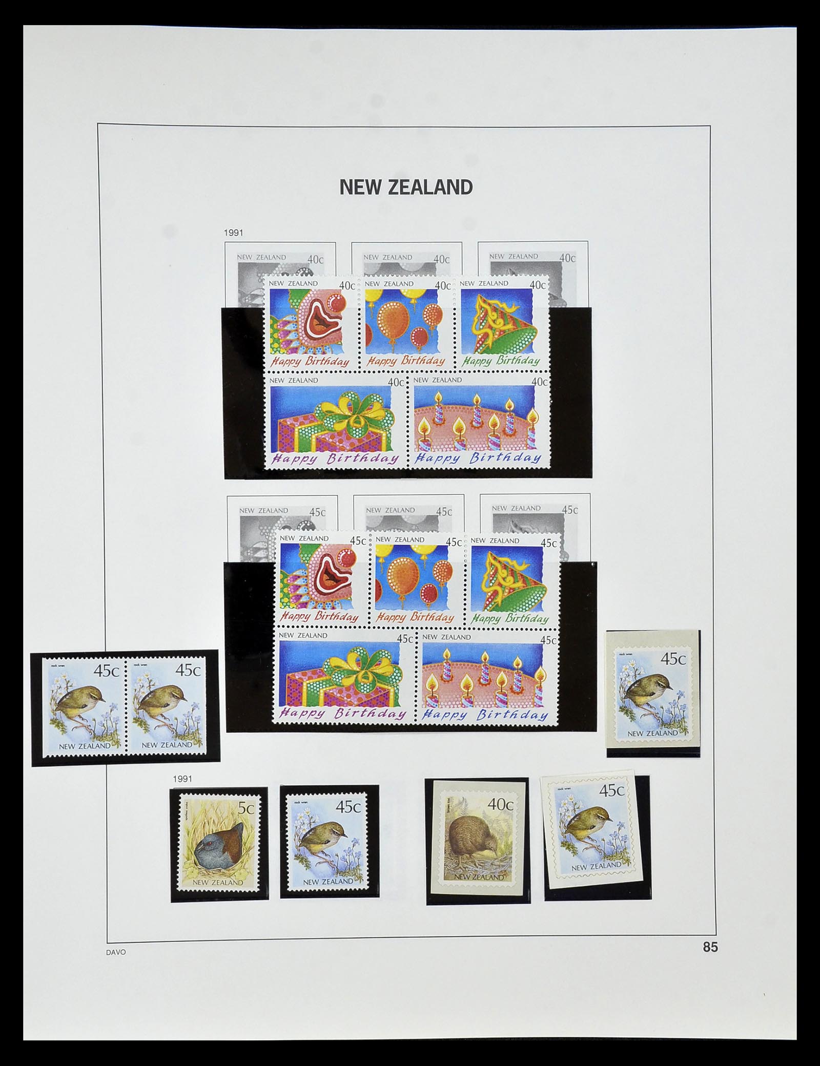 34936 081 - Postzegelverzameling 34936 Nieuw Zeeland 1892-1993.