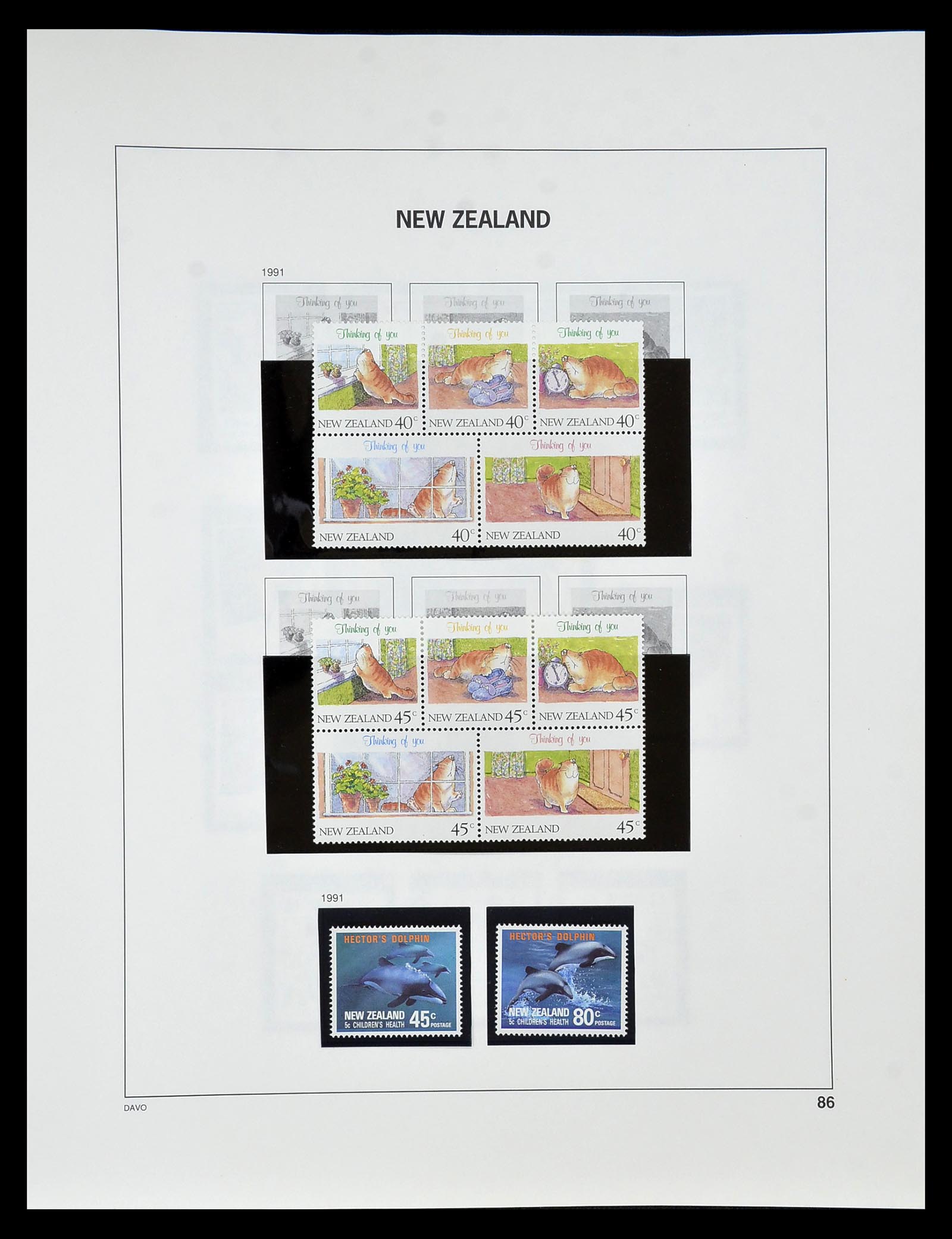 34936 082 - Postzegelverzameling 34936 Nieuw Zeeland 1892-1993.