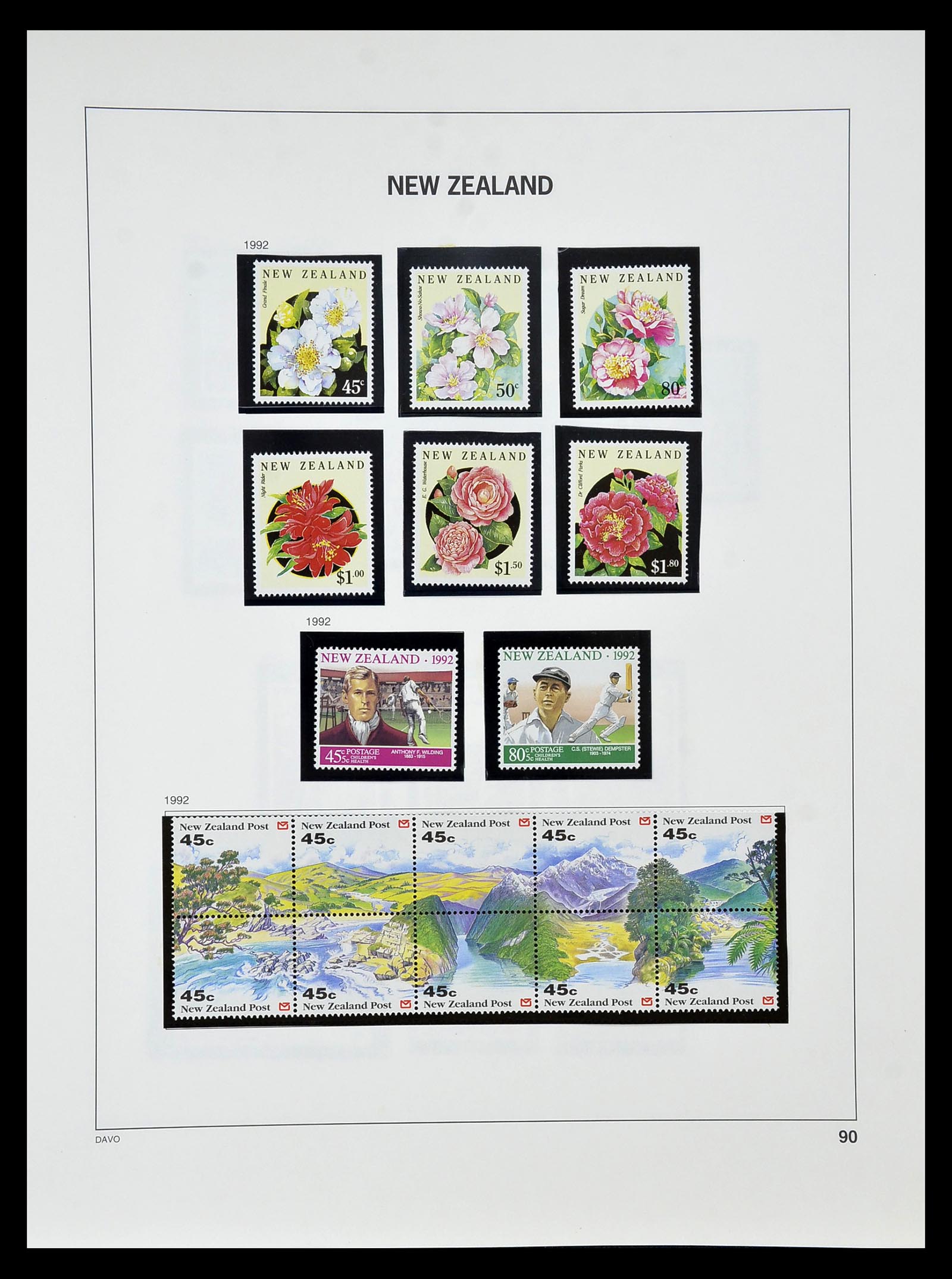 34936 086 - Postzegelverzameling 34936 Nieuw Zeeland 1892-1993.