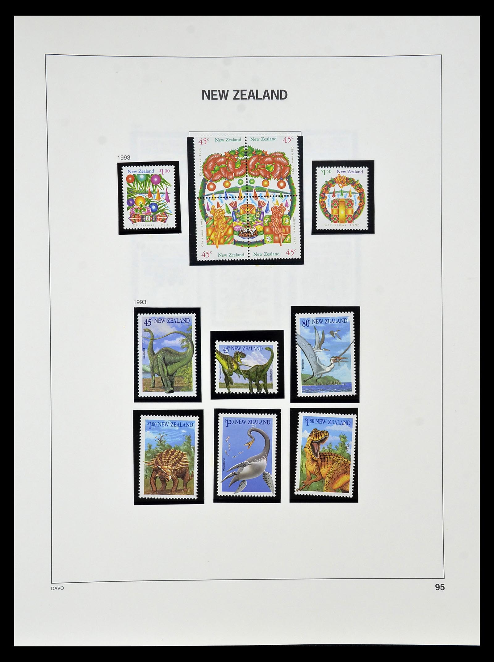 34936 091 - Stamp Collection 34936 New Zealand 1892-1993.