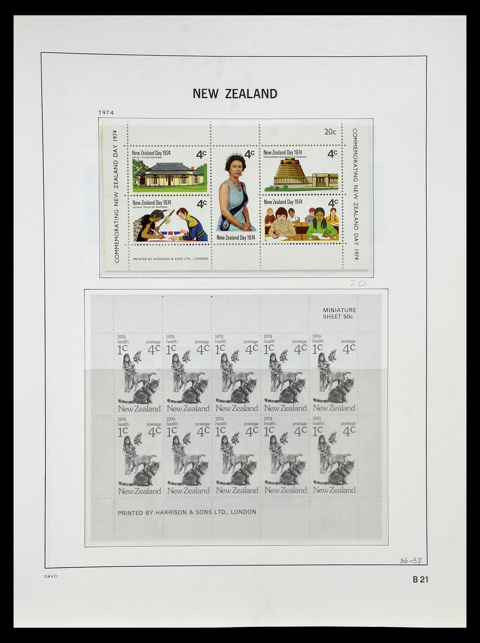 34936 095 - Postzegelverzameling 34936 Nieuw Zeeland 1892-1993.