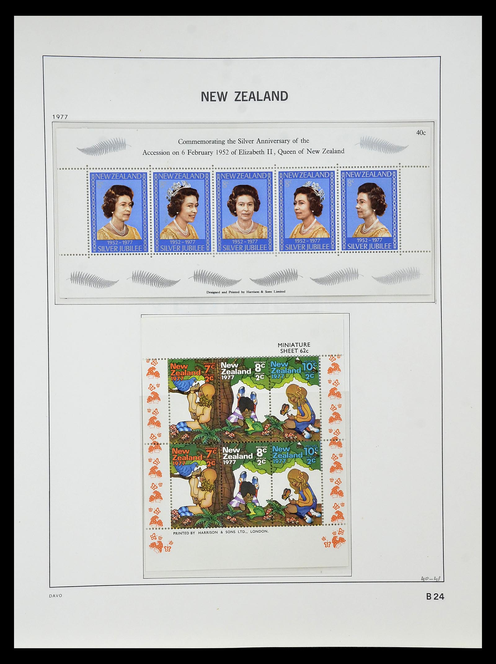 34936 096 - Postzegelverzameling 34936 Nieuw Zeeland 1892-1993.