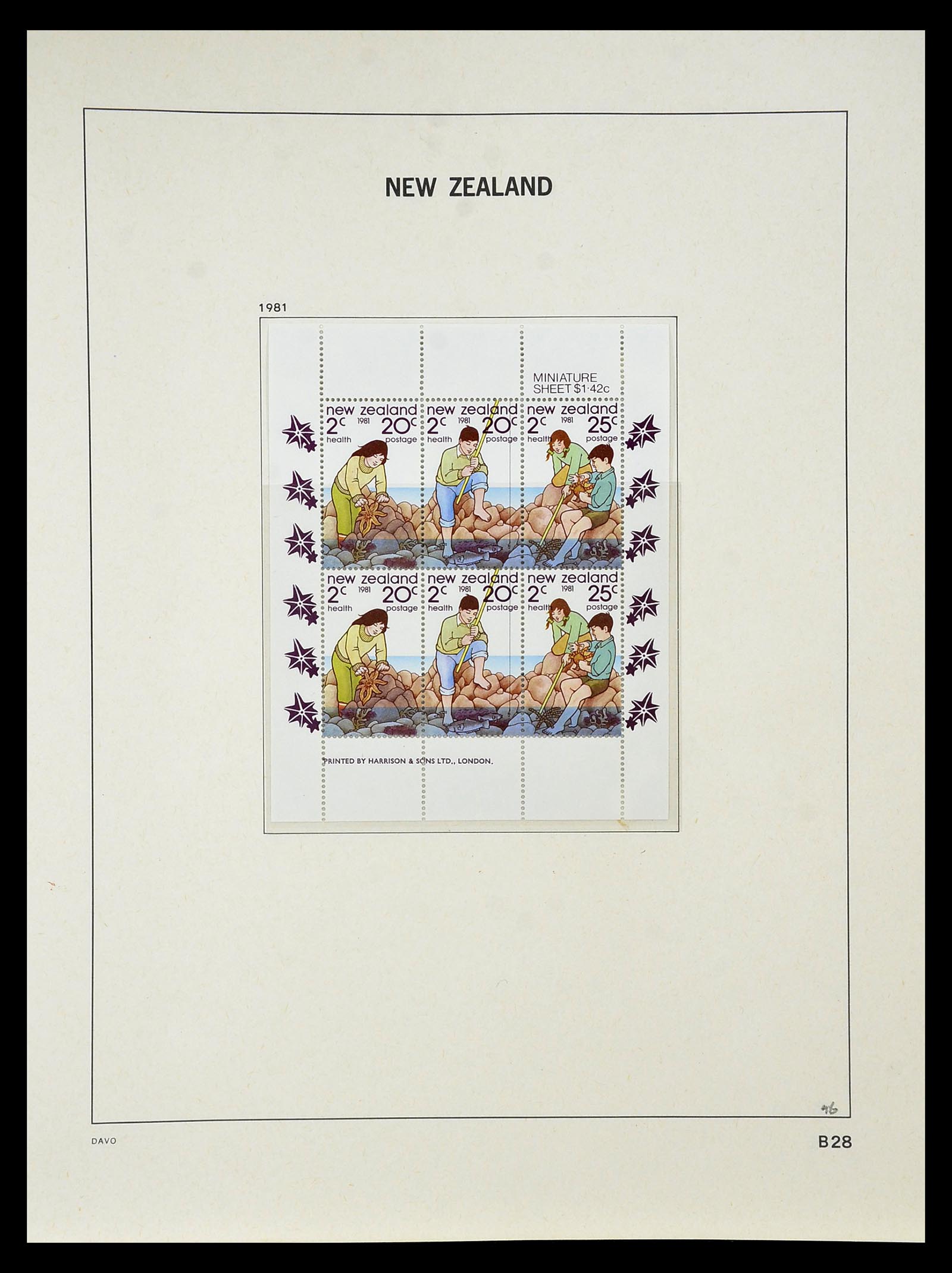 34936 100 - Stamp Collection 34936 New Zealand 1892-1993.