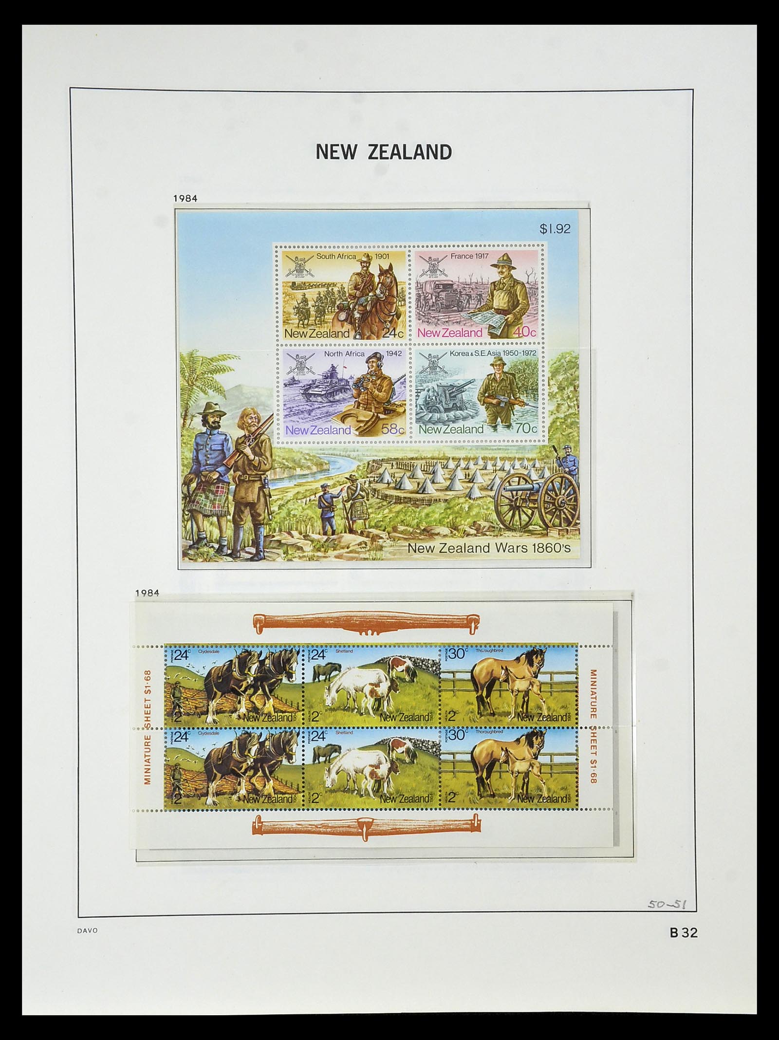 34936 103 - Stamp Collection 34936 New Zealand 1892-1993.