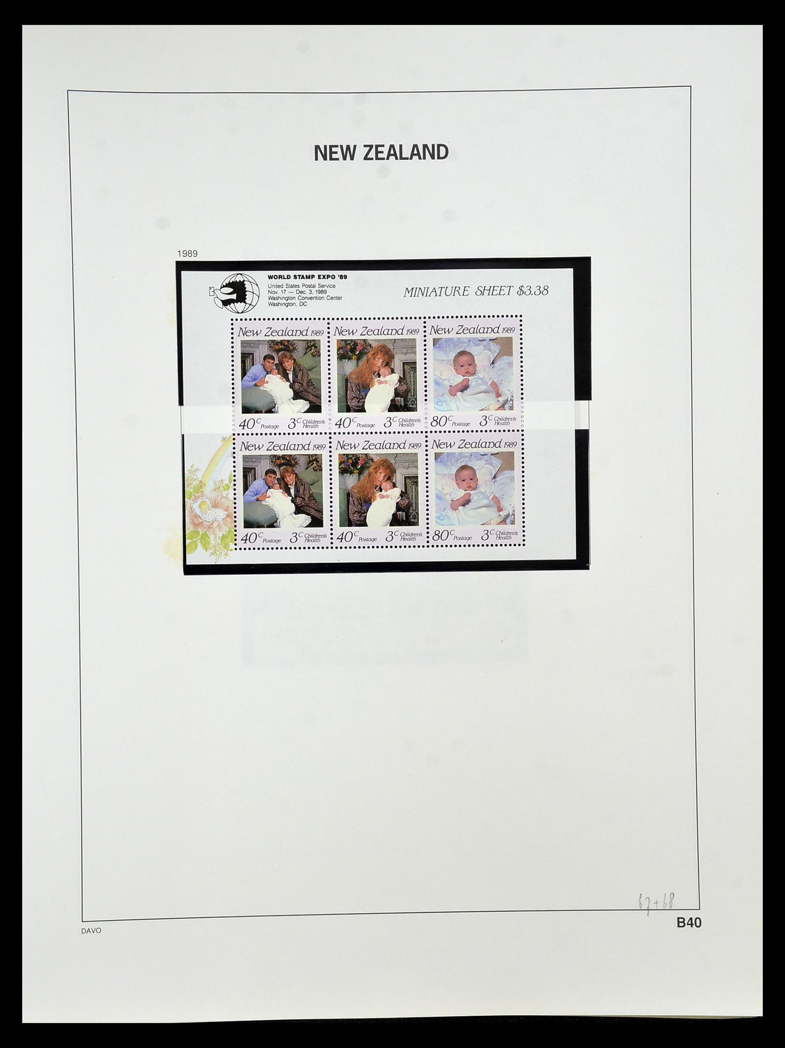 34936 112 - Postzegelverzameling 34936 Nieuw Zeeland 1892-1993.