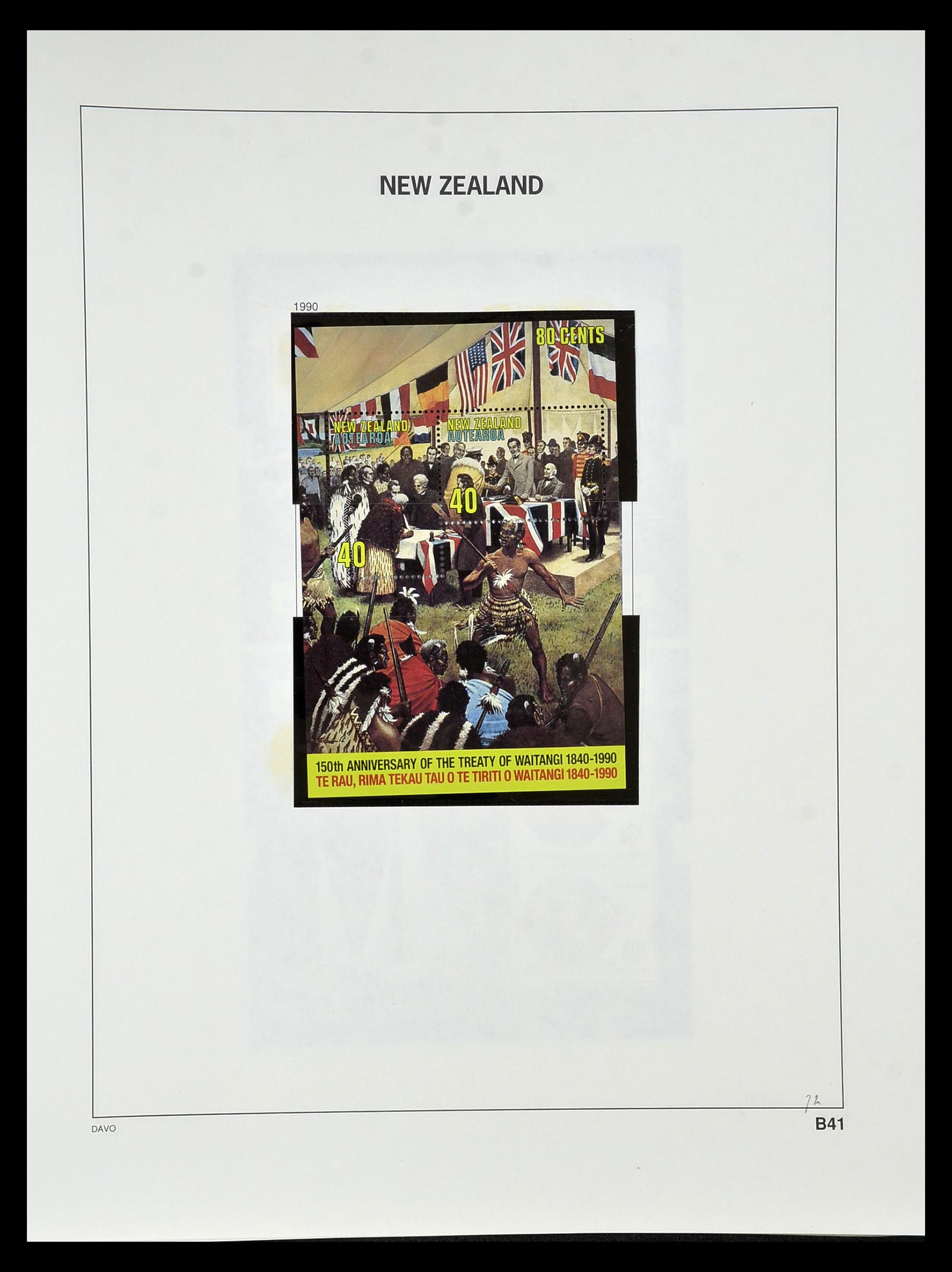34936 113 - Postzegelverzameling 34936 Nieuw Zeeland 1892-1993.